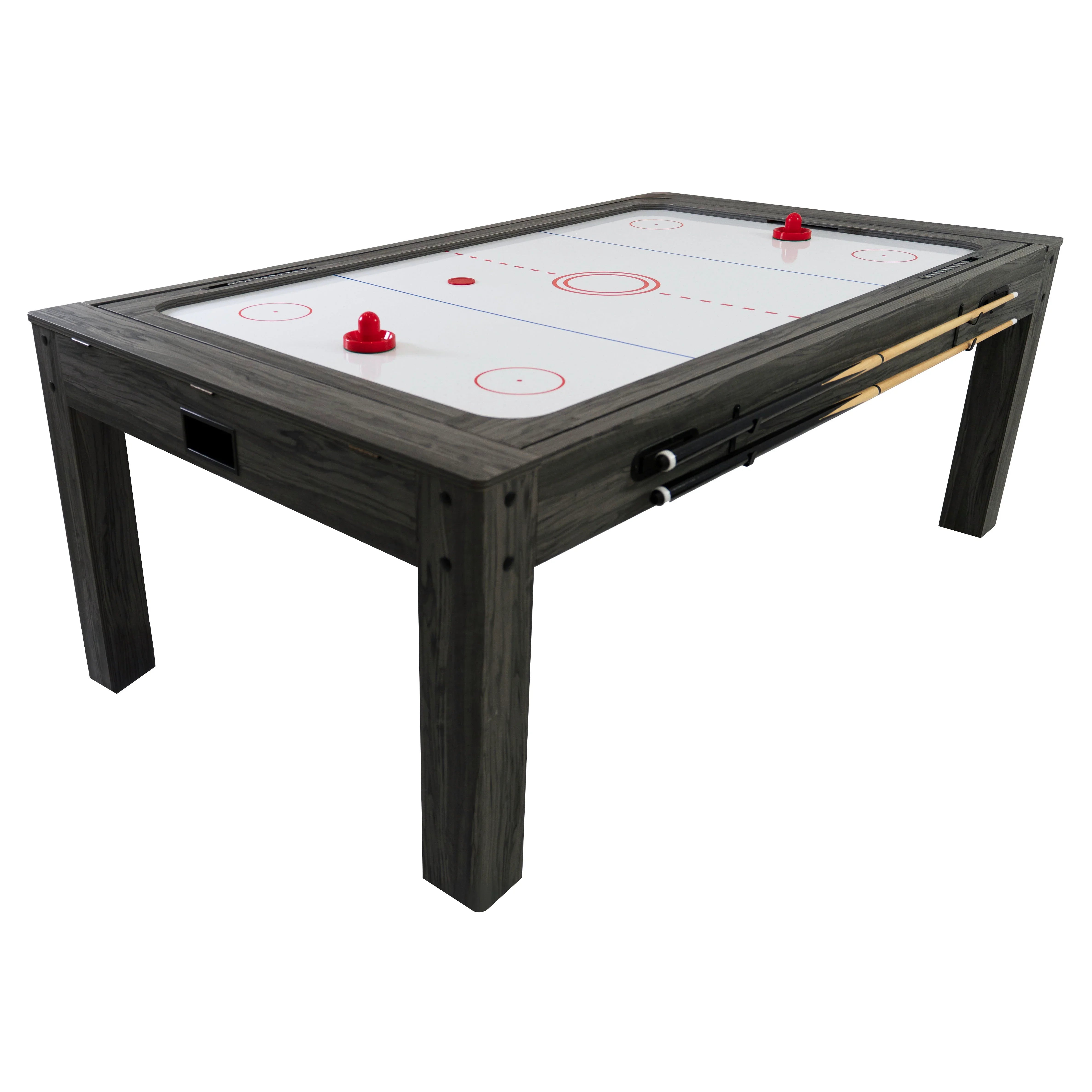 7-In-1 Grey Games Table, Darts Bundle & LED Light
