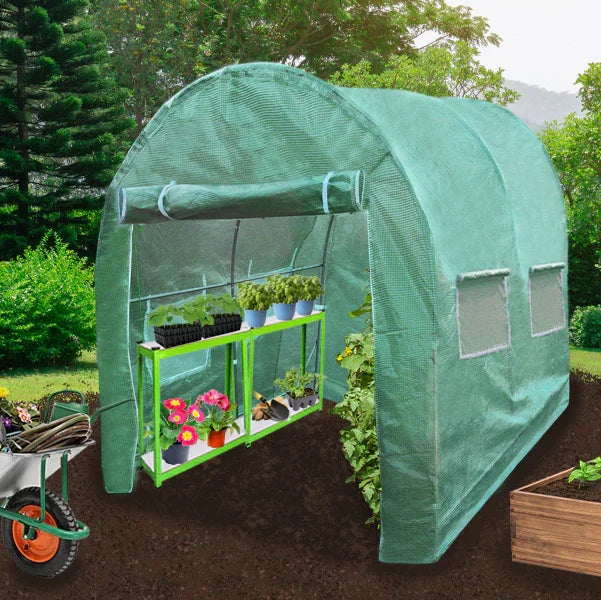 Polytunnel 25mm 4m x 2m with Racking
