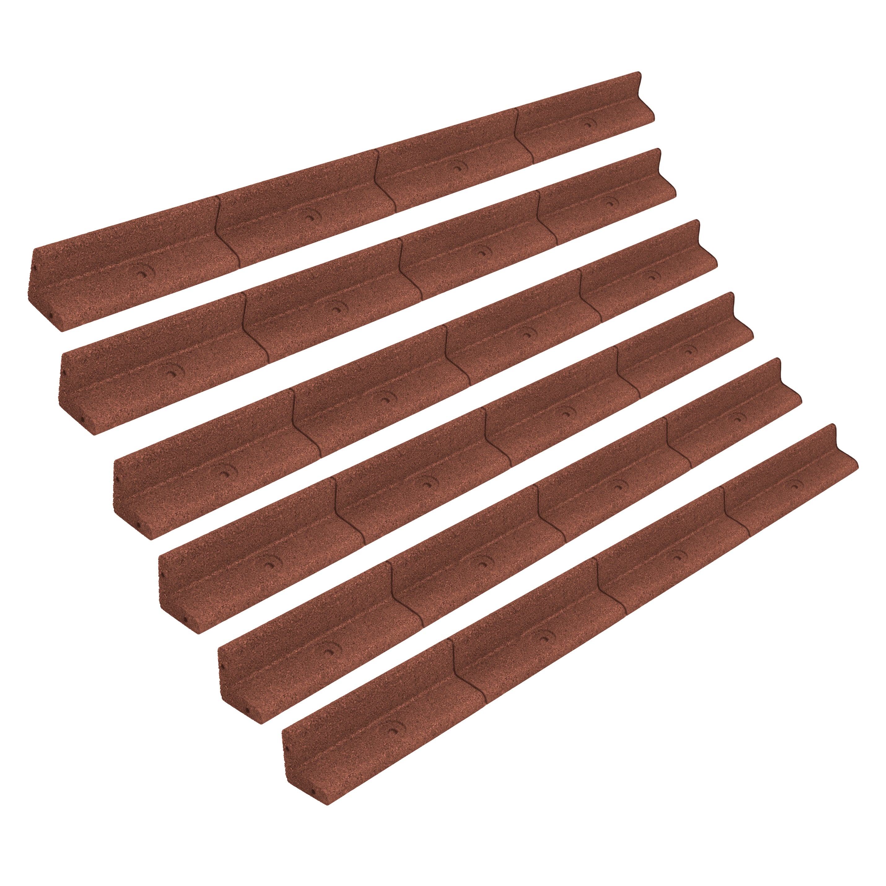Flexible Lawn Edging 7.2m - Terracotta