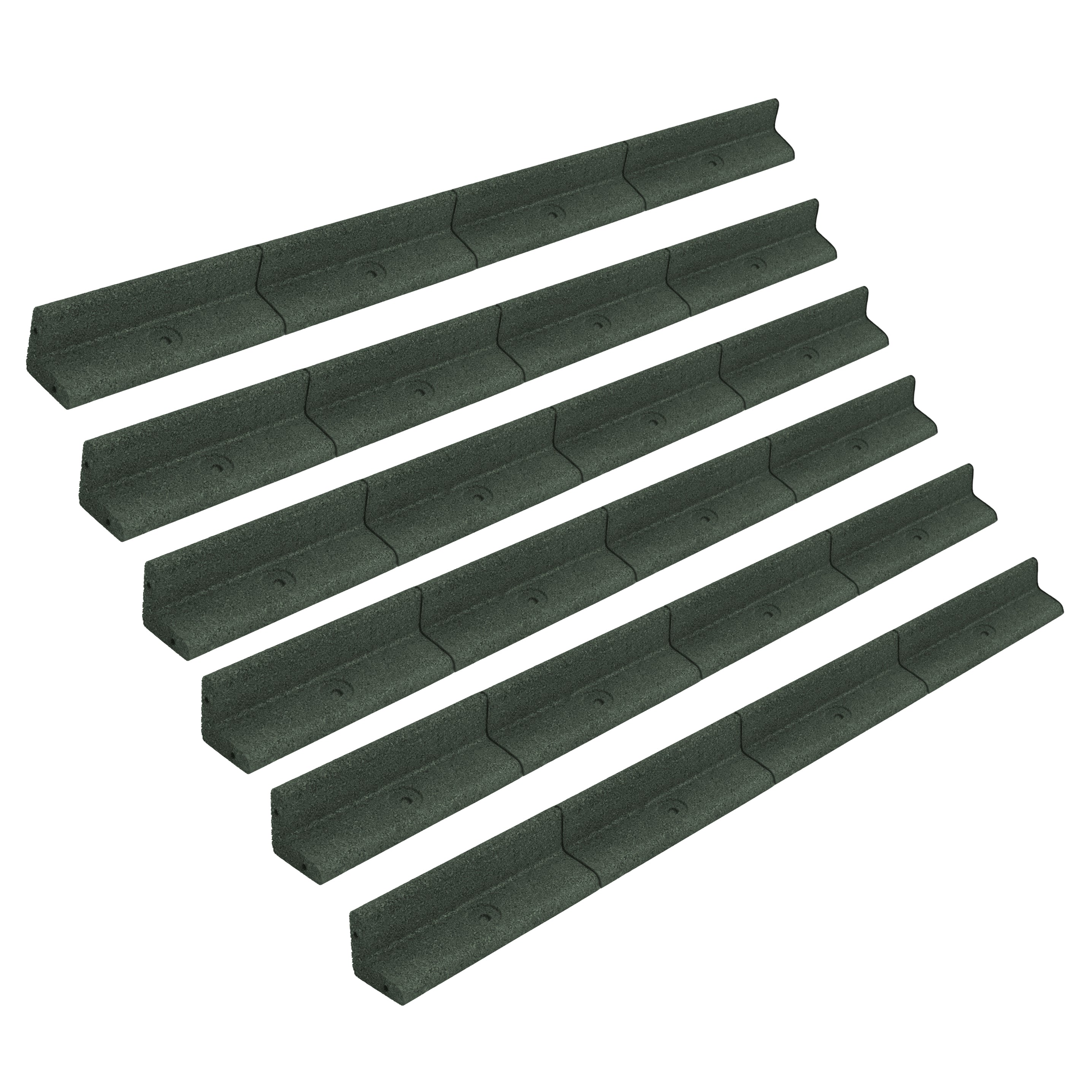 Flexible Lawn Edging 7.2m - Green