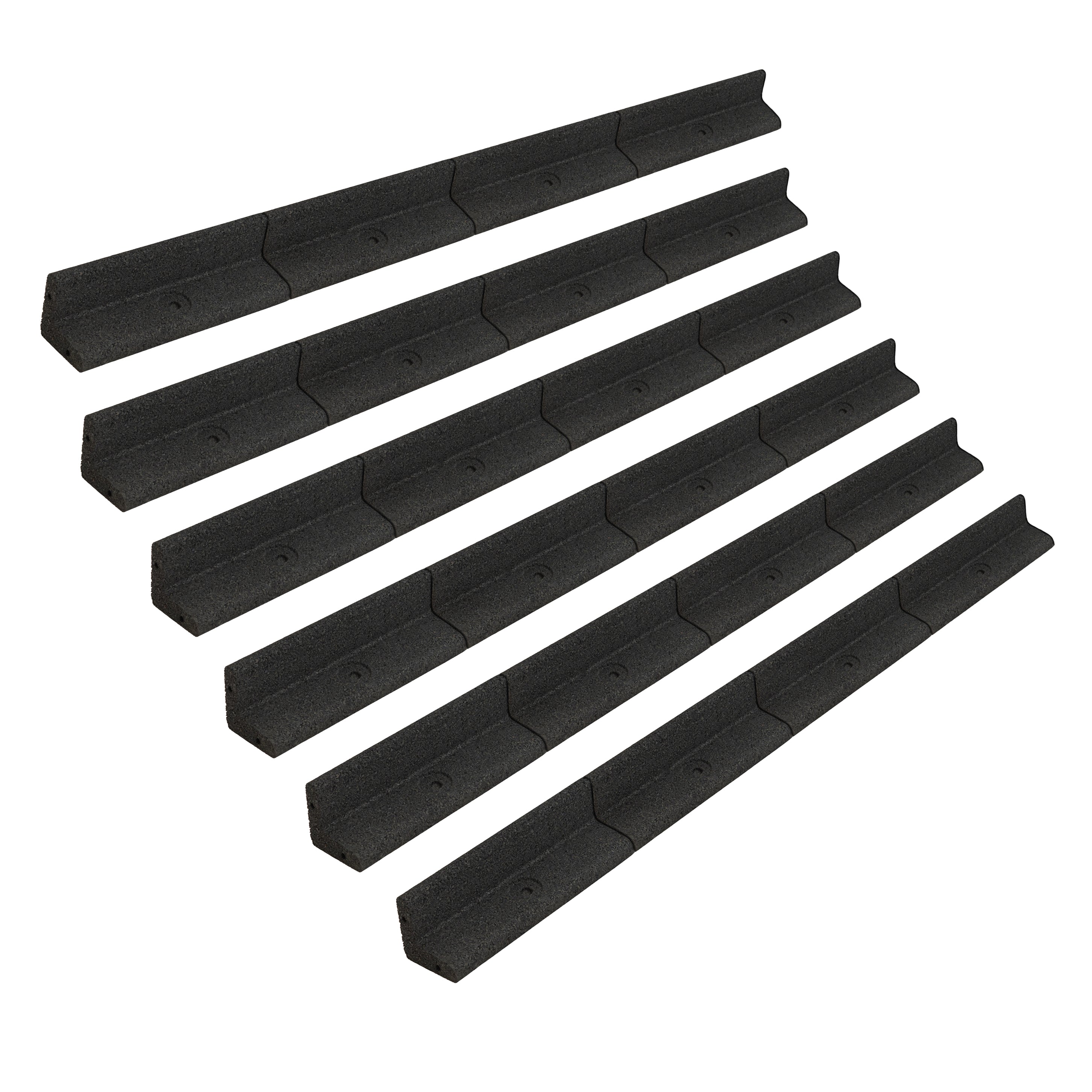 Flexible Lawn Edging 7.2m - Black