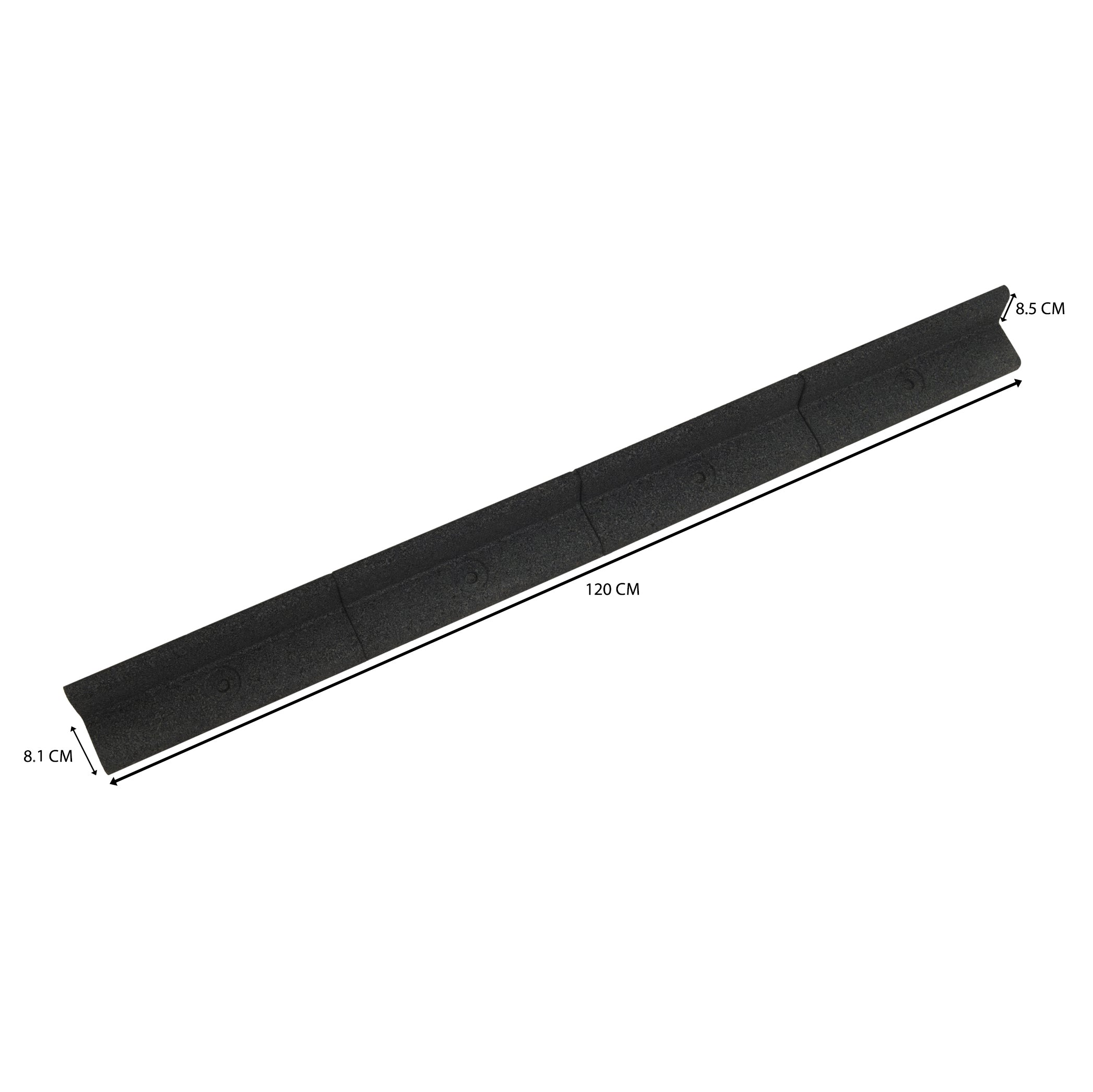 Flexible Lawn Edging 7.2m - Black