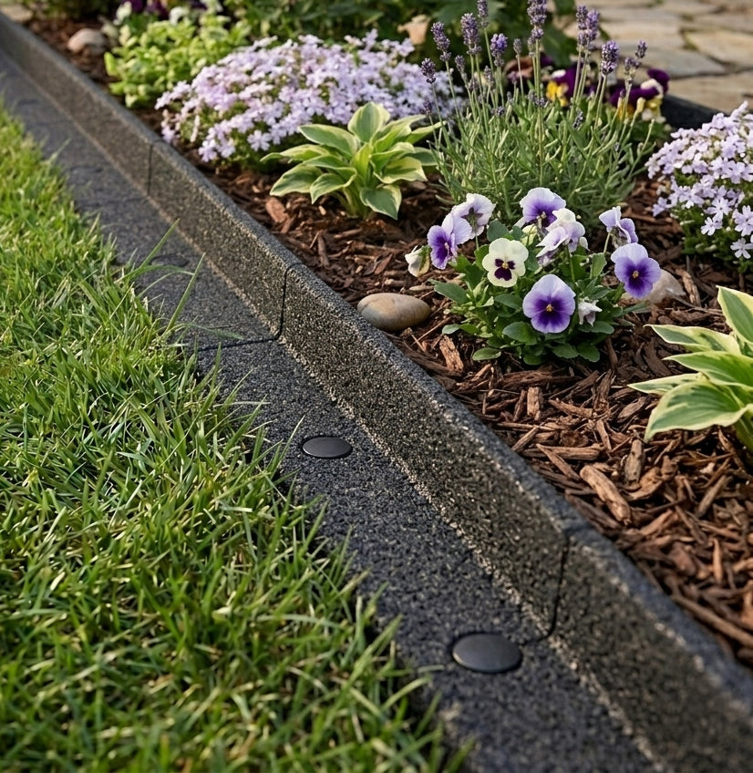 Flexible Lawn Edging 4.8m - Grey
