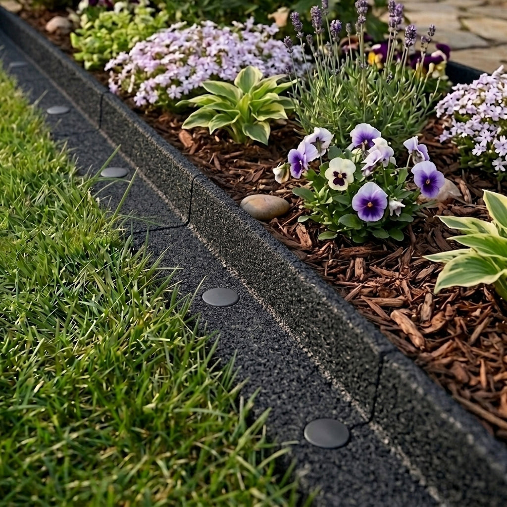 Flexible Lawn Edging 4.8m - Black