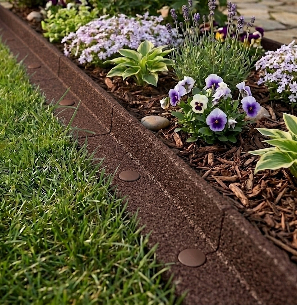 Flexible Lawn Edging 4.8m - Brown
