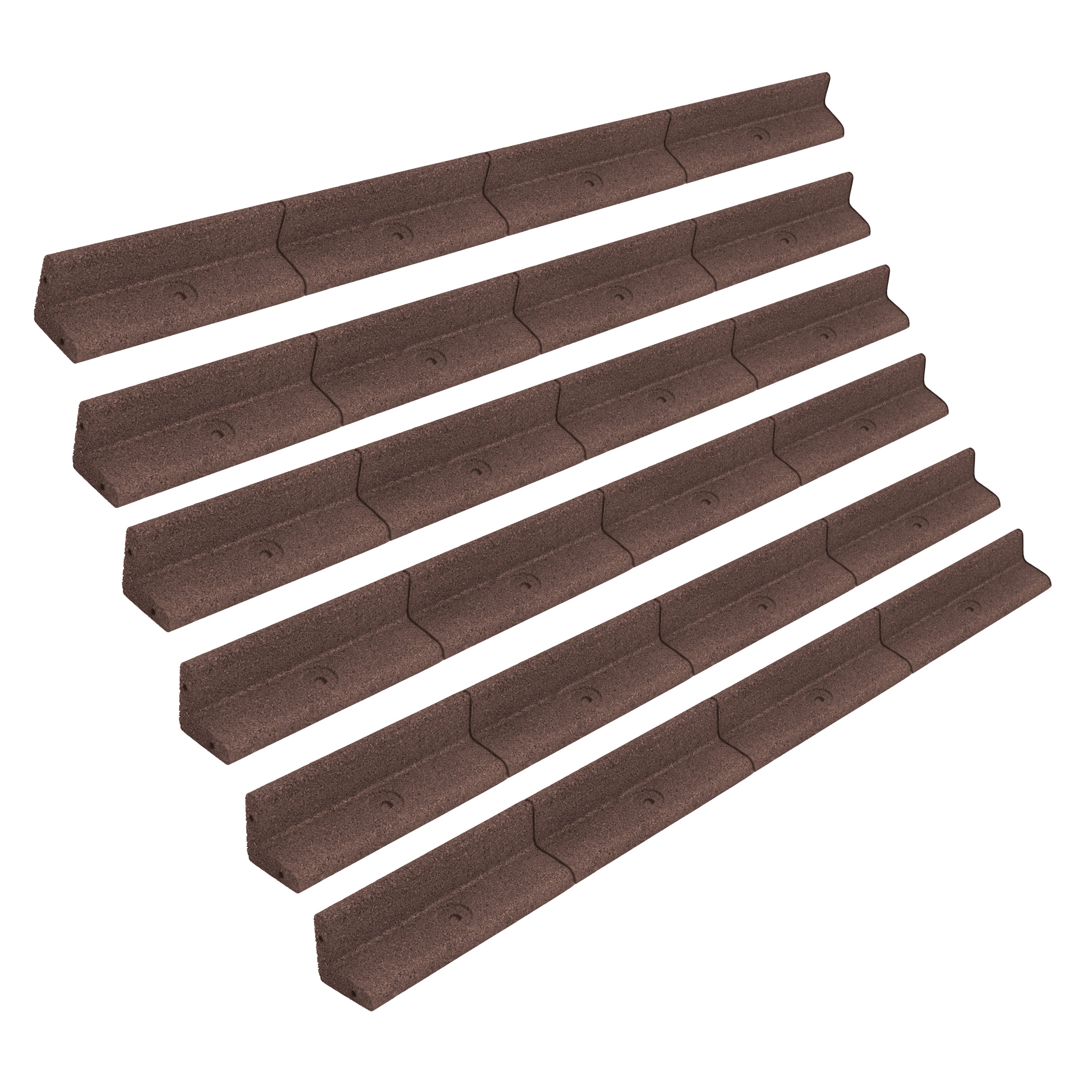 Flexible Lawn Edging 7.2m - Brown