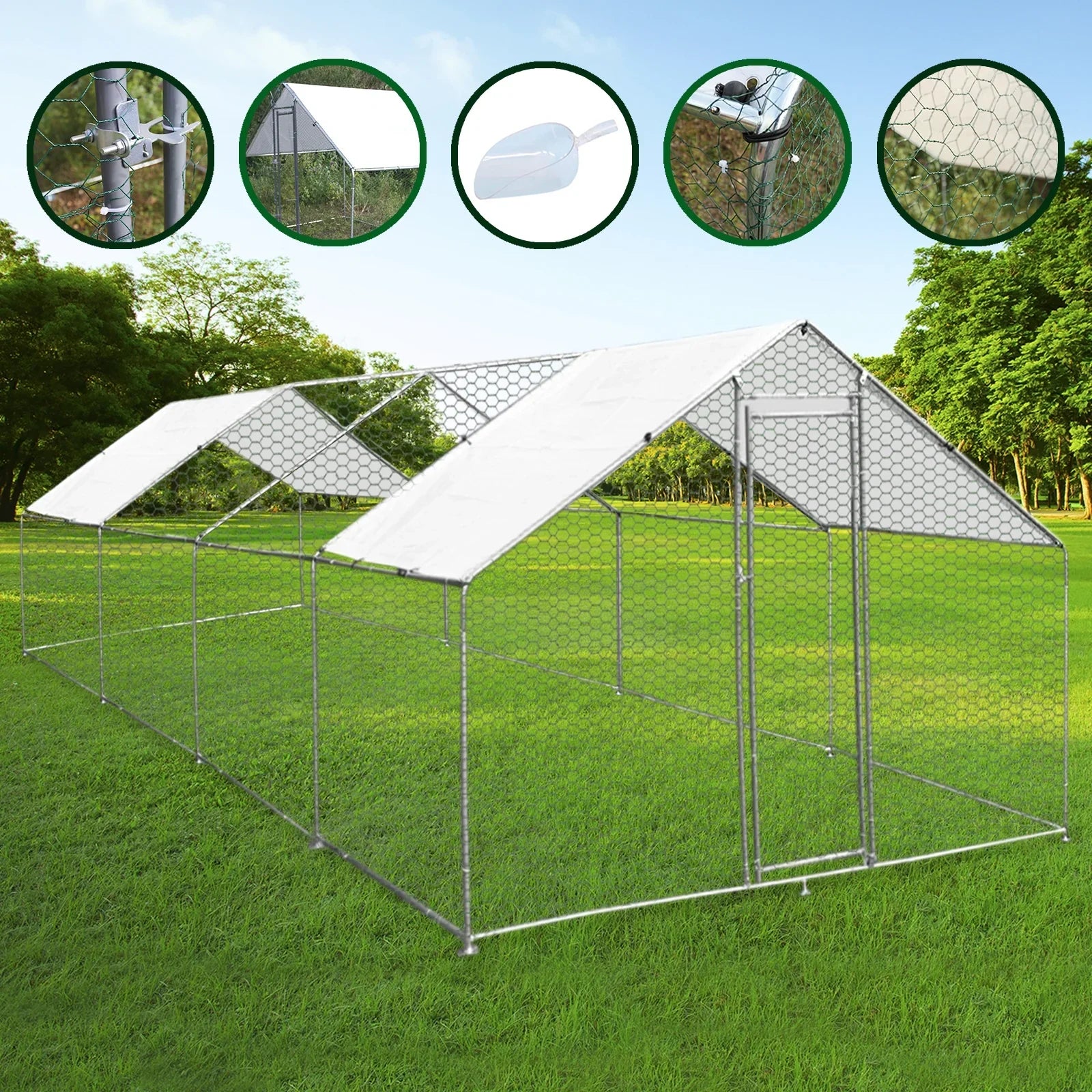 Chicken Run 4m x 8m x 2m