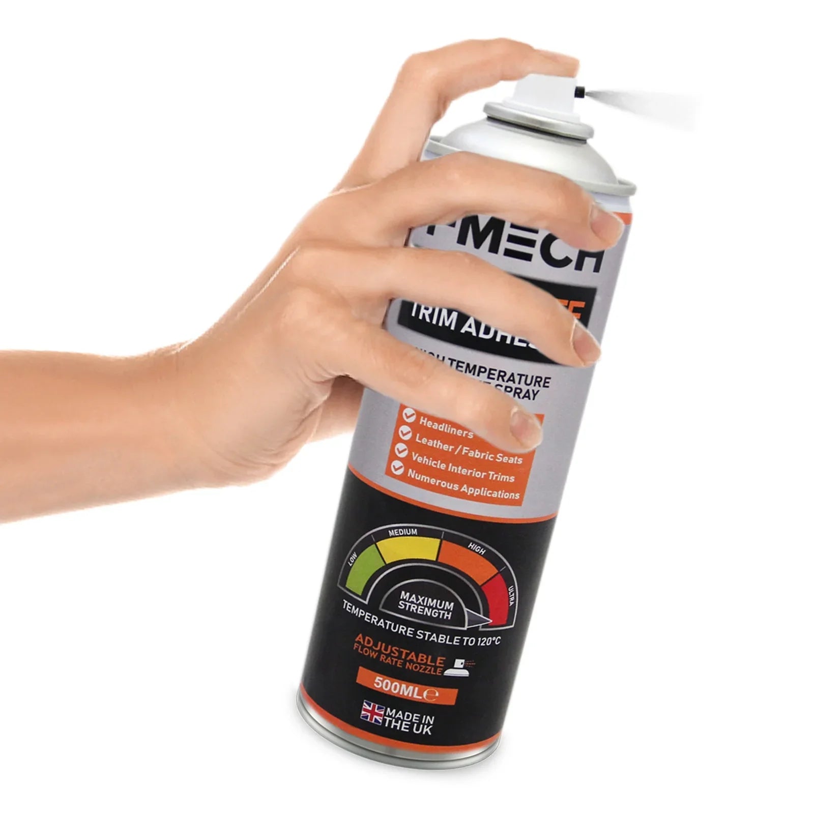 Van Carpet Lining / Black & 5 Adhesive Cans