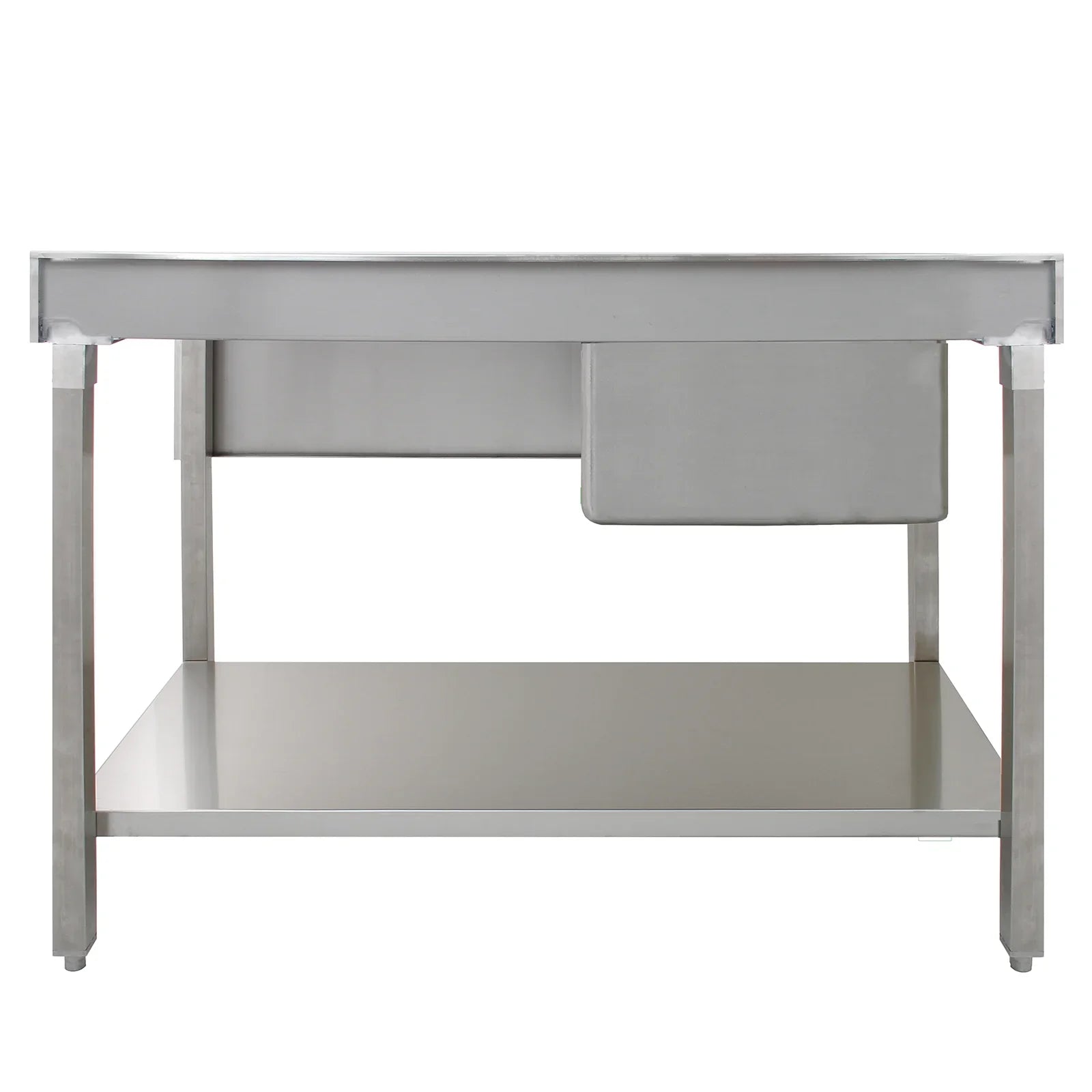 KuKoo Commercial Stainless Steel Sink - Right Hand Drainer