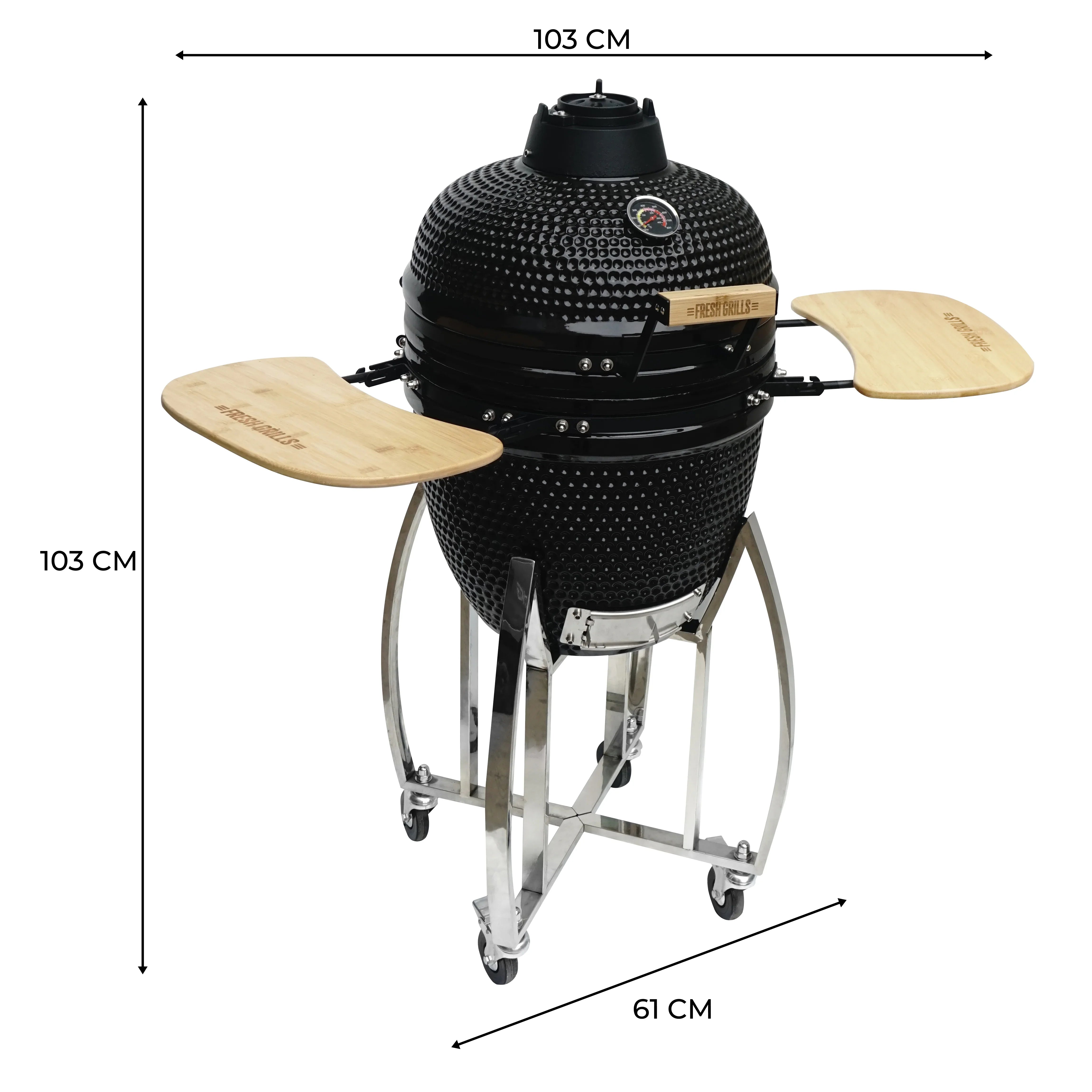 Kamado BBQ Grill – 18”