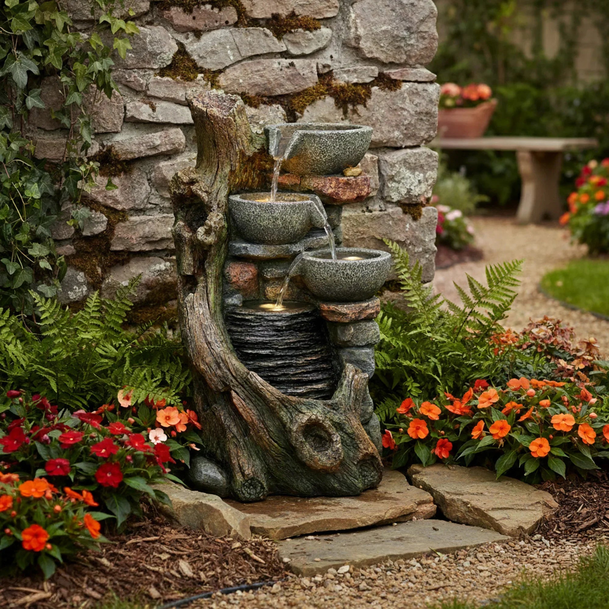 Electric Water Feature - Rustic Brook