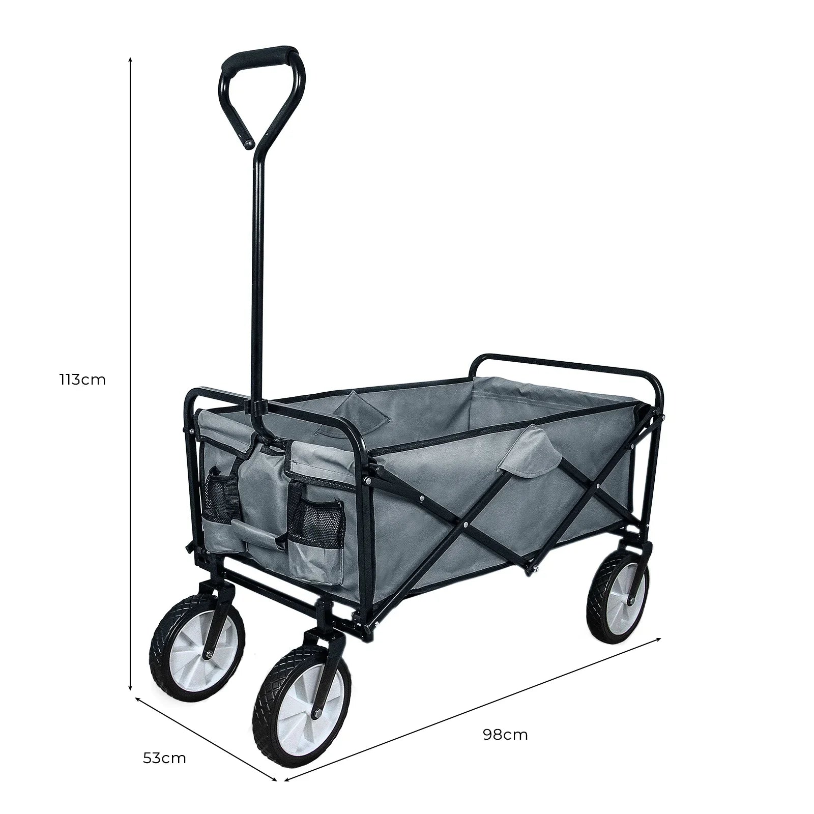 All-Terrain Festival & Beach Drinks Trolley Grey