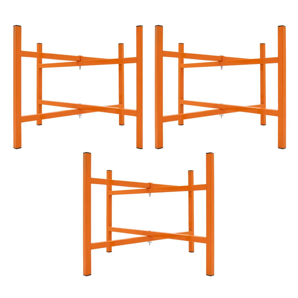 Trestle Stand x 2 & Mortar Board Stands 500mm H x 3
