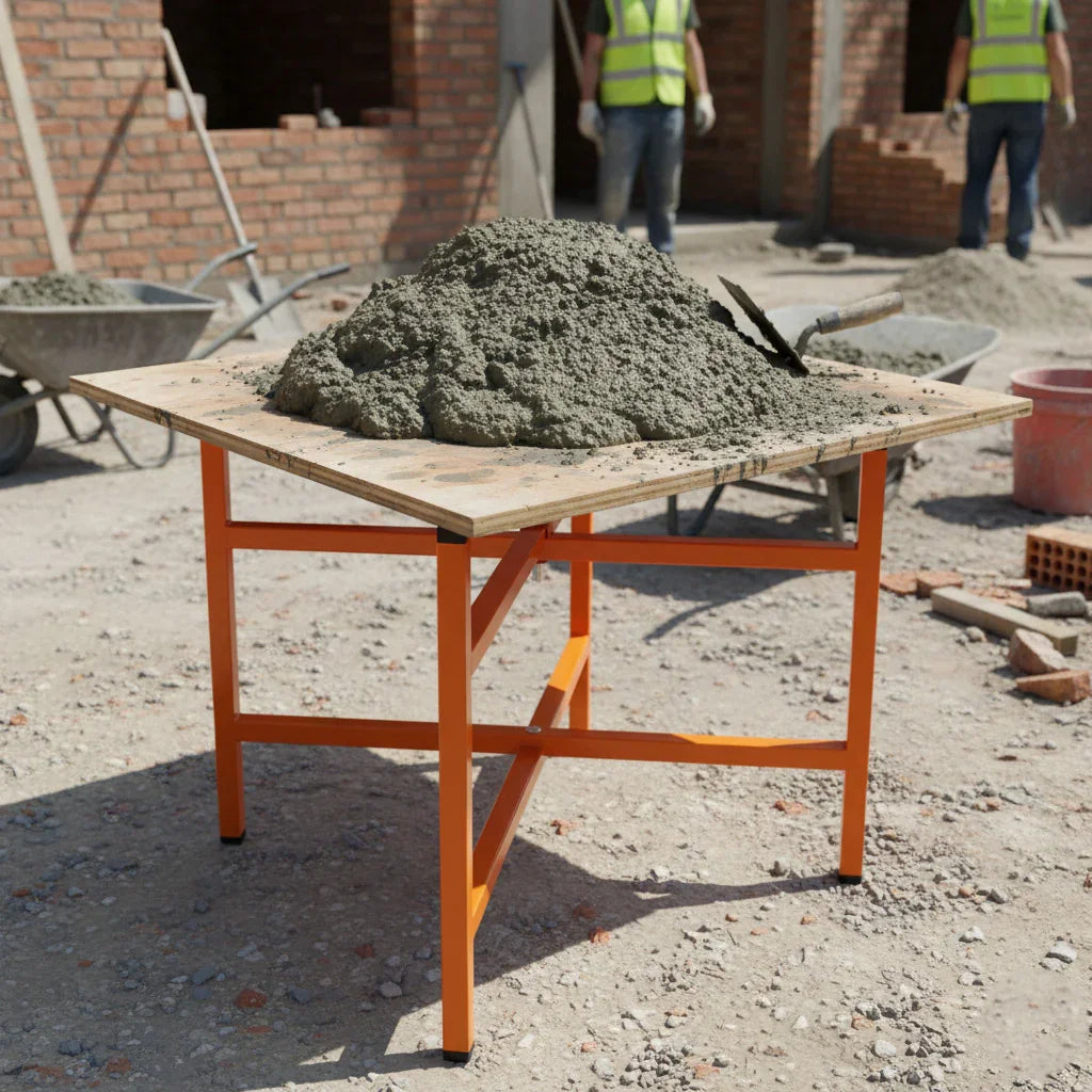 Trestle Stand x 2 & Mortar Board Stands 500mm H x 3