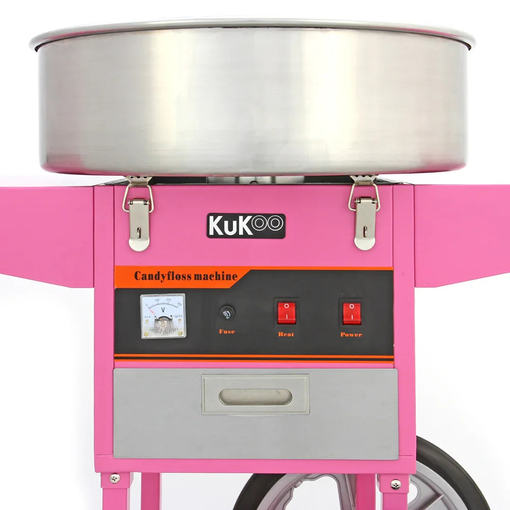 KuKoo Candy Floss Machine, Cart & Accessories