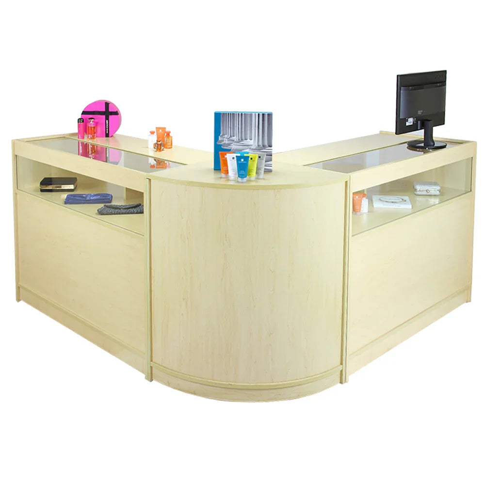 Fusion Maple Shop Counter & Retail Display Set