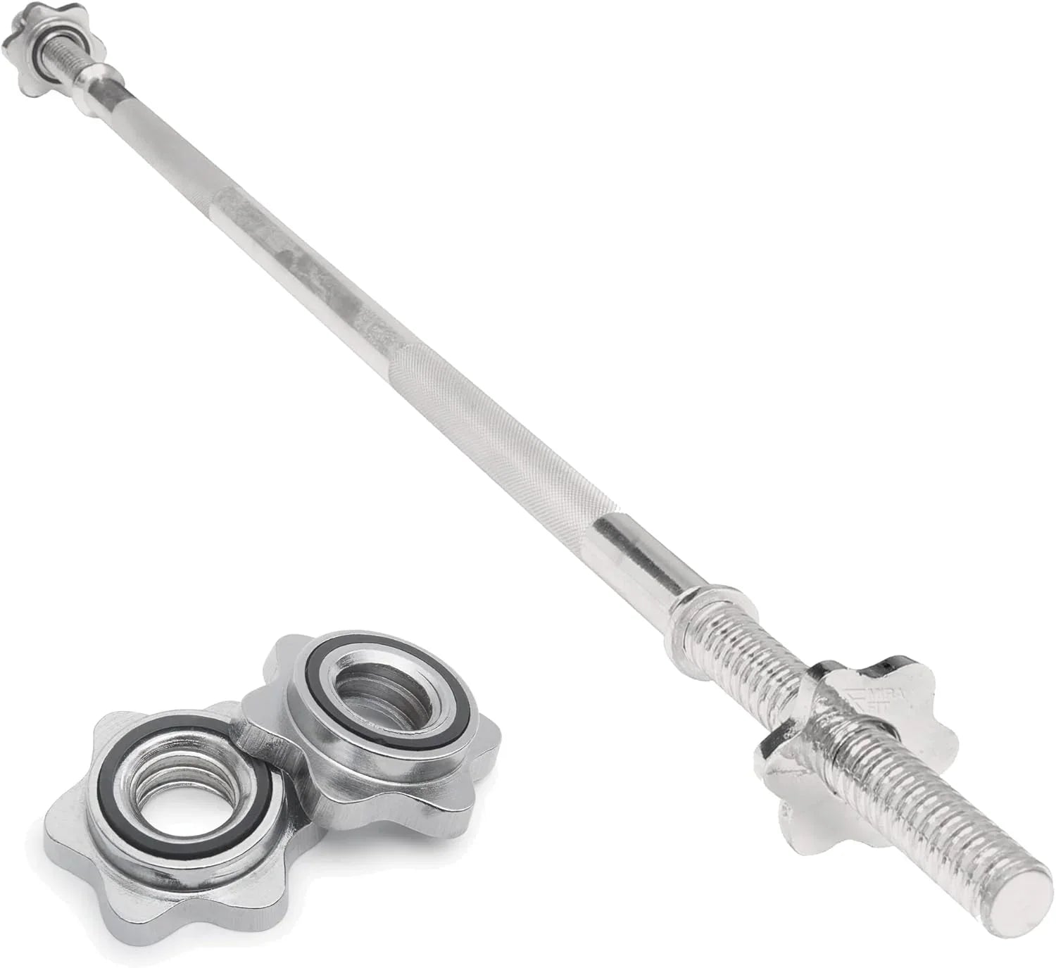 Straight Barbell Bar - 1" Standard 1.2m with Spinlock