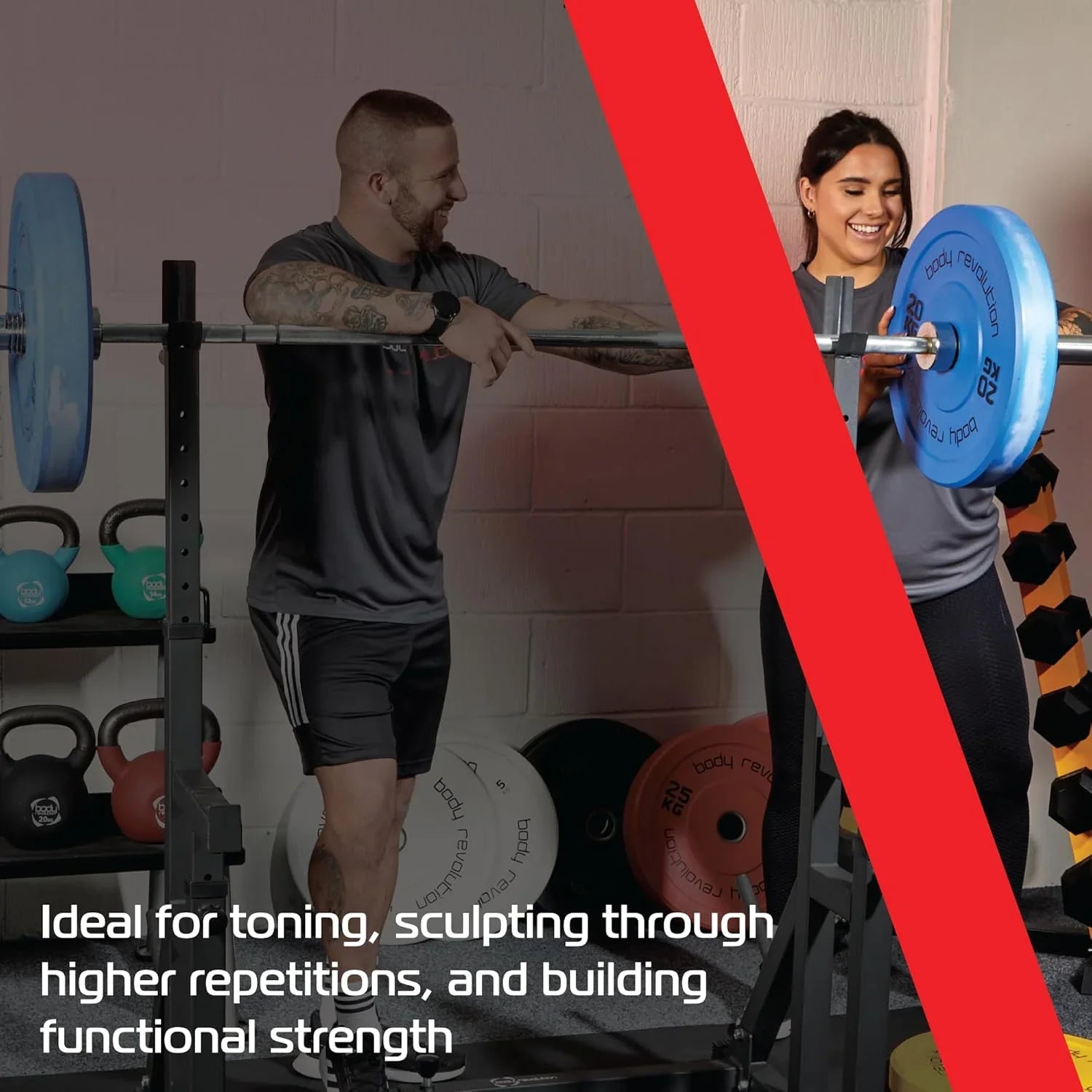 5ft Body Revolution Olympic Barbell Bar