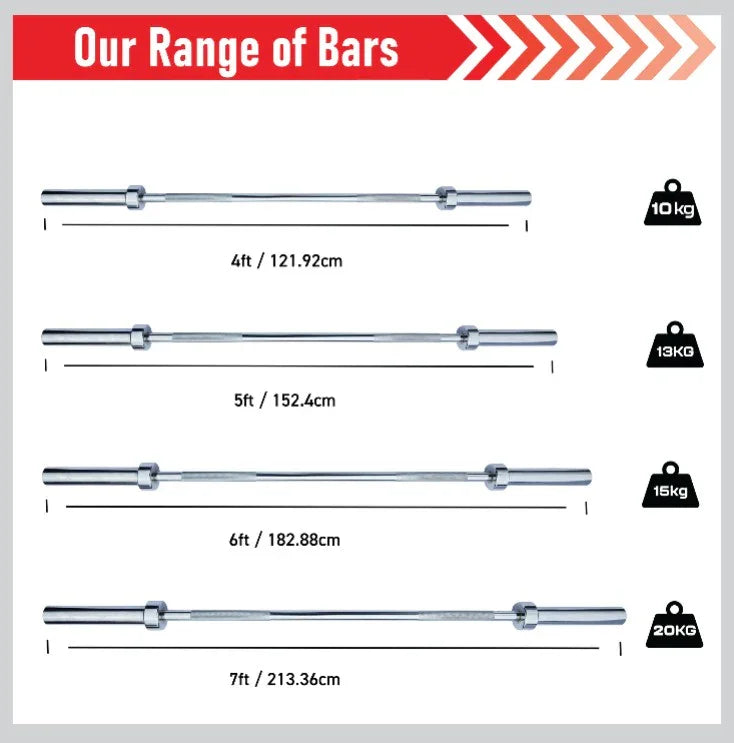 6ft Body Revolution Olympic Barbell Bar