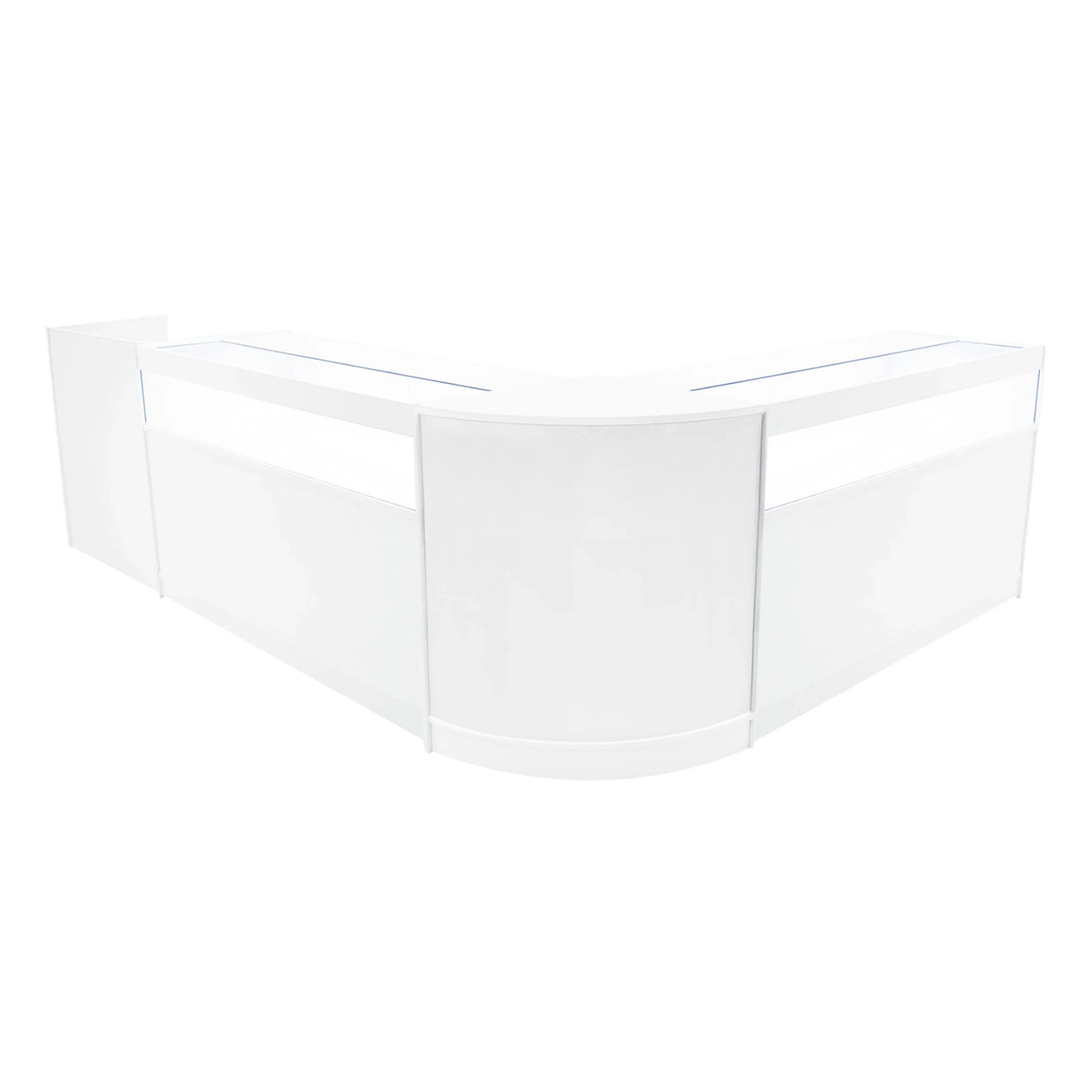 Luna LED Shop Counter Set CM60, TB60 & 2 x B1500 - White