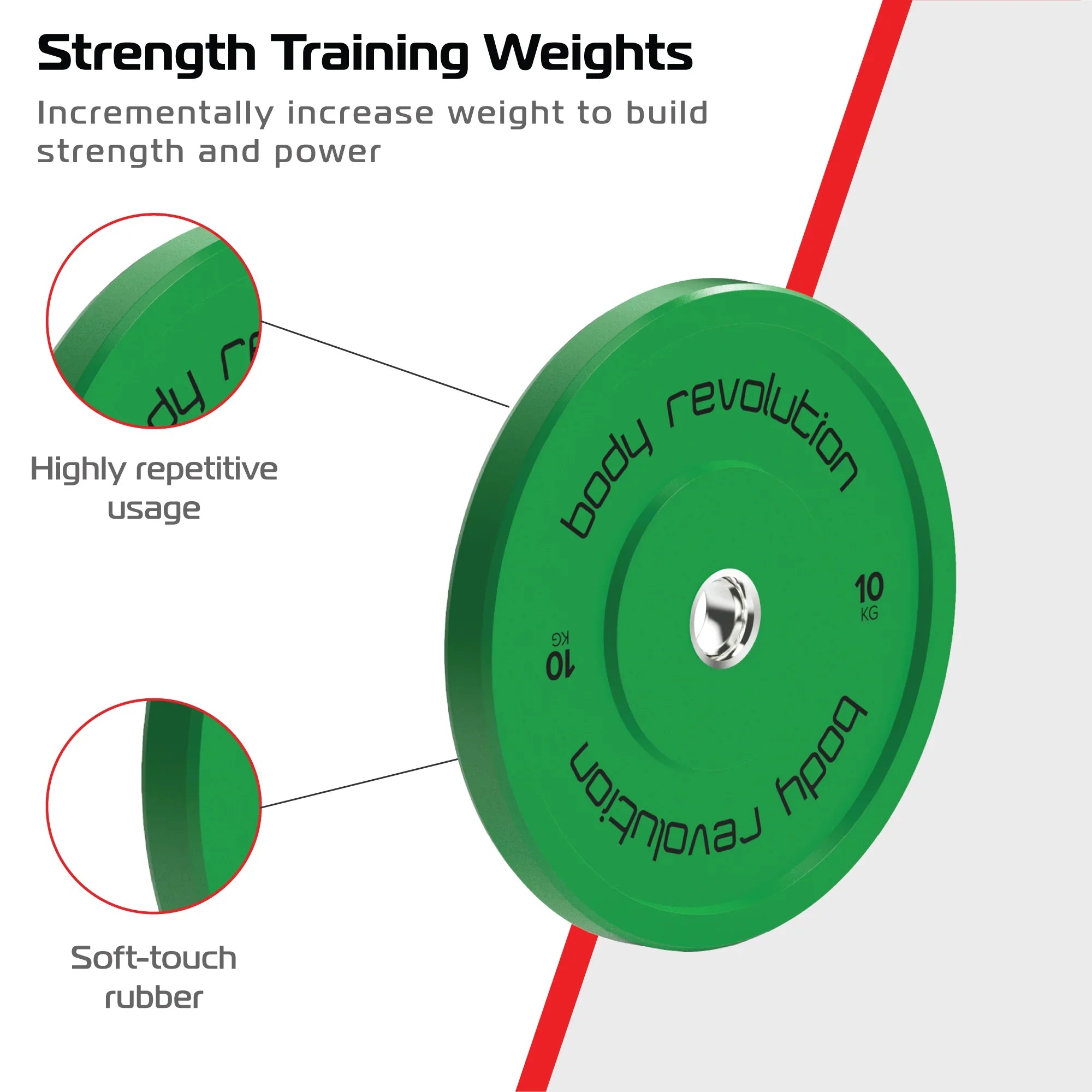 Body Revolution 30kg Bundle Olympic Coloured Bumper Plates