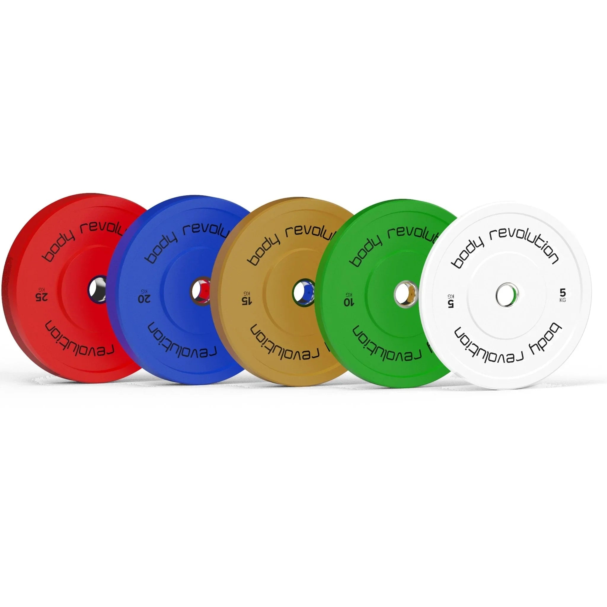Body Revolution 100kg Bundle Olympic Coloured Bumper Plates