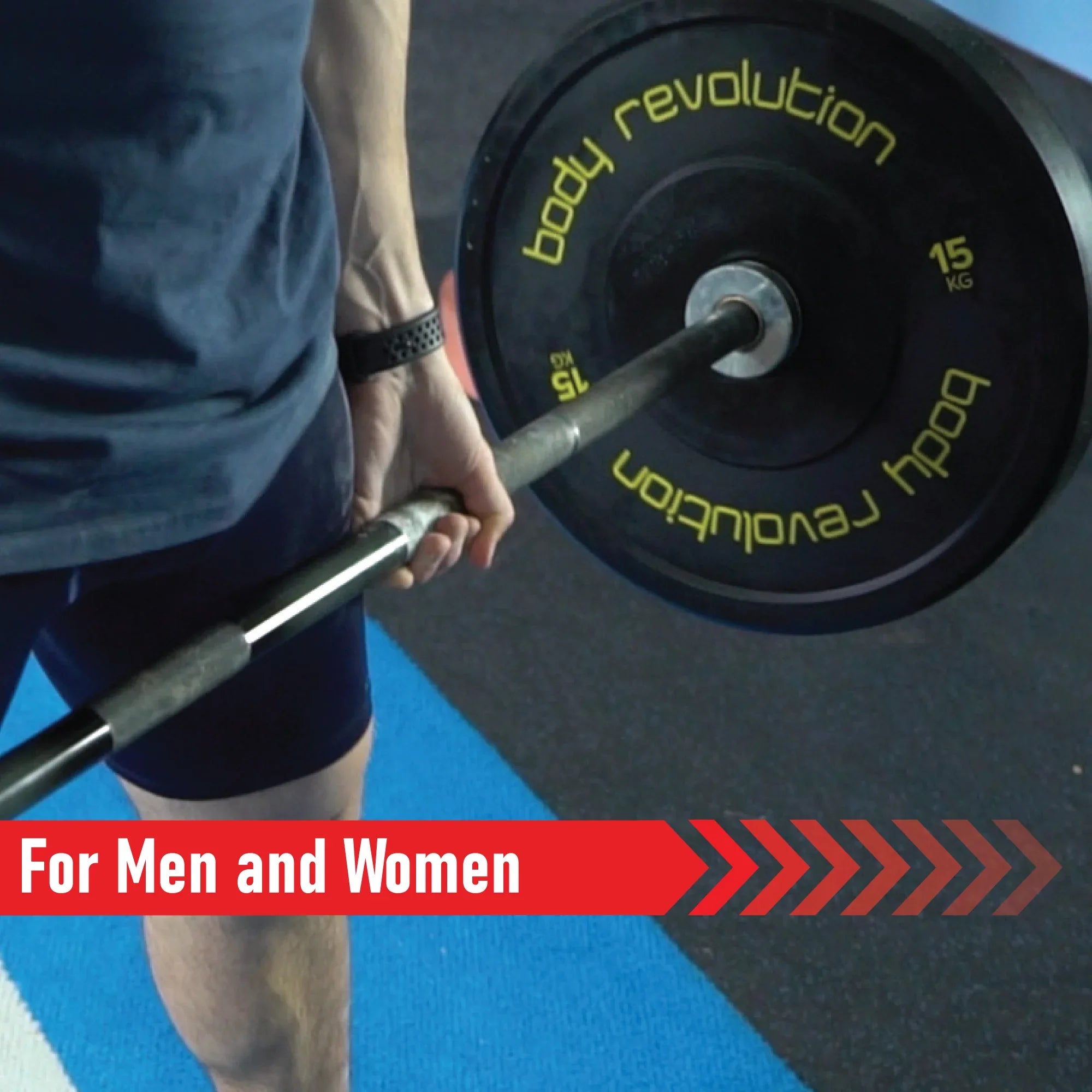 Body Revolution Olympic Black Bumper Plate 100kg Bundle
