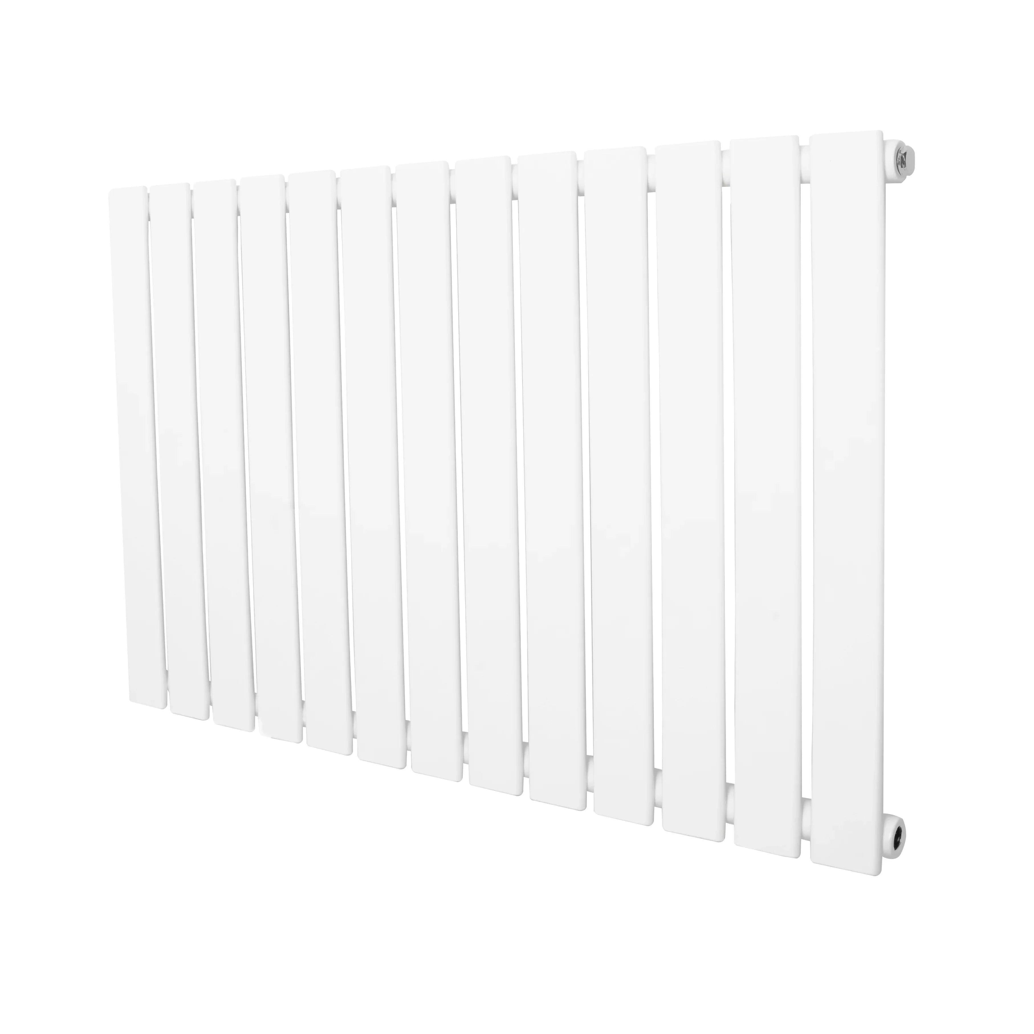 Flat Single Column Radiator - 600 x 910mm - White