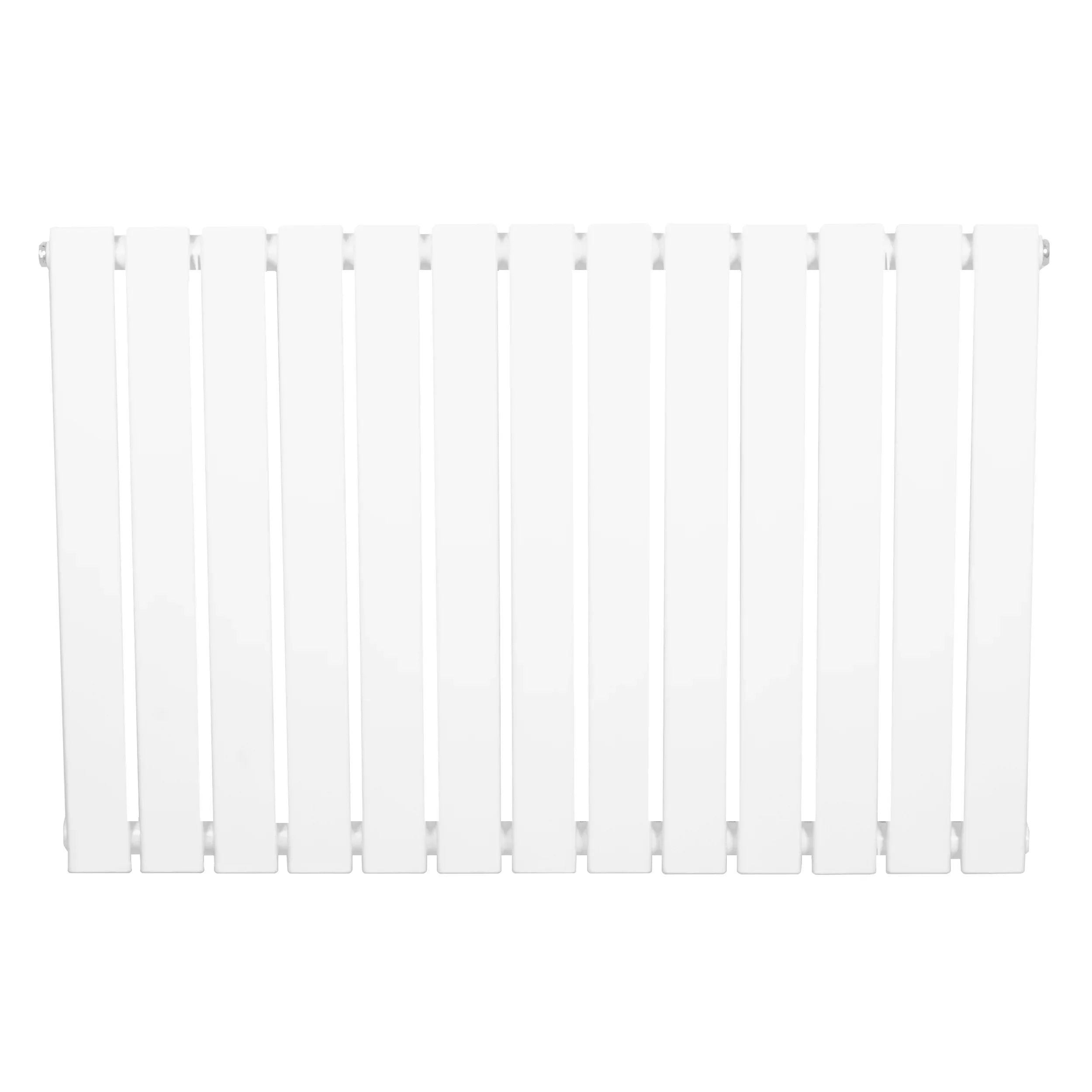 Flat Single Column Radiator - 600 x 910mm - White