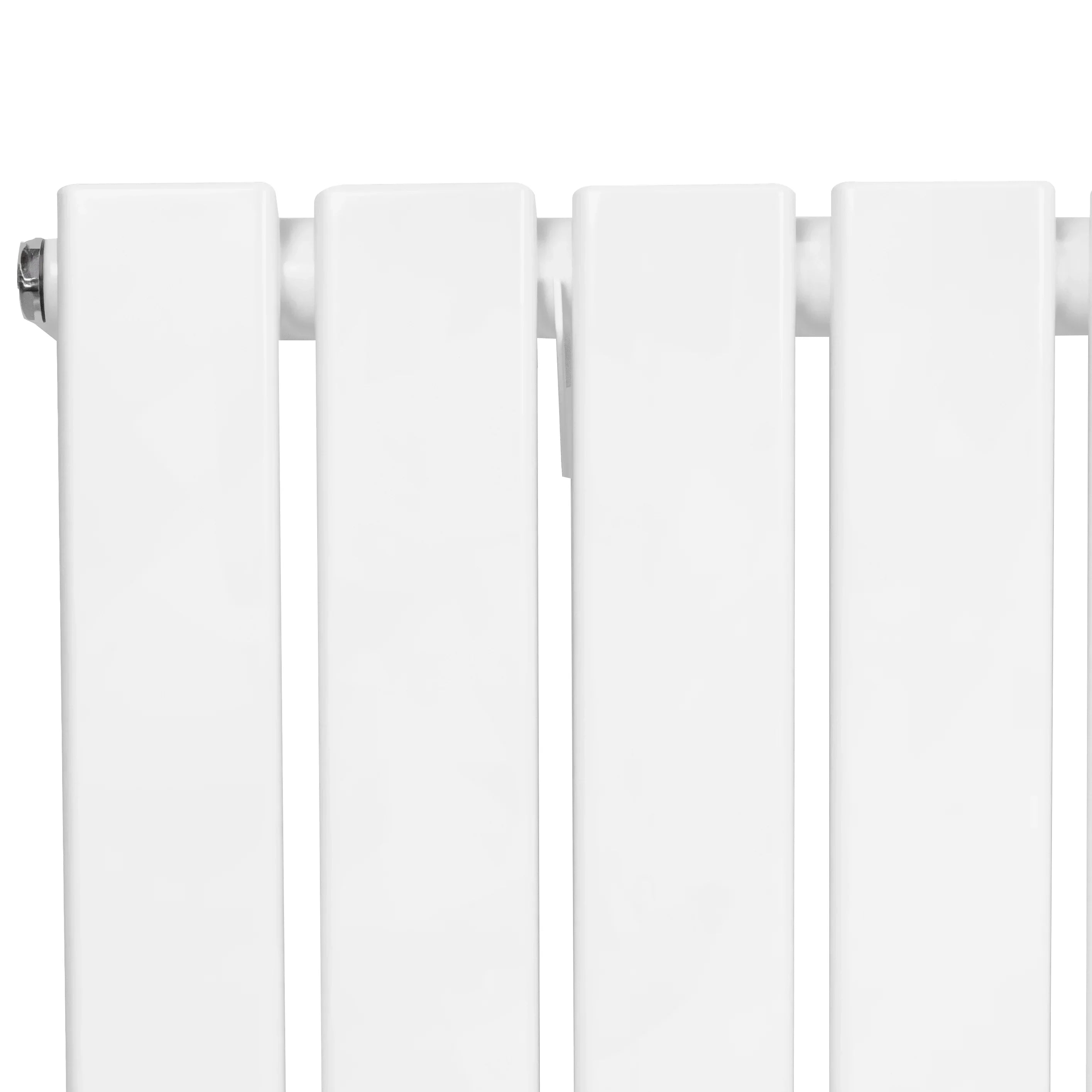Flat Single Column Radiator - 600 x 700mm - White