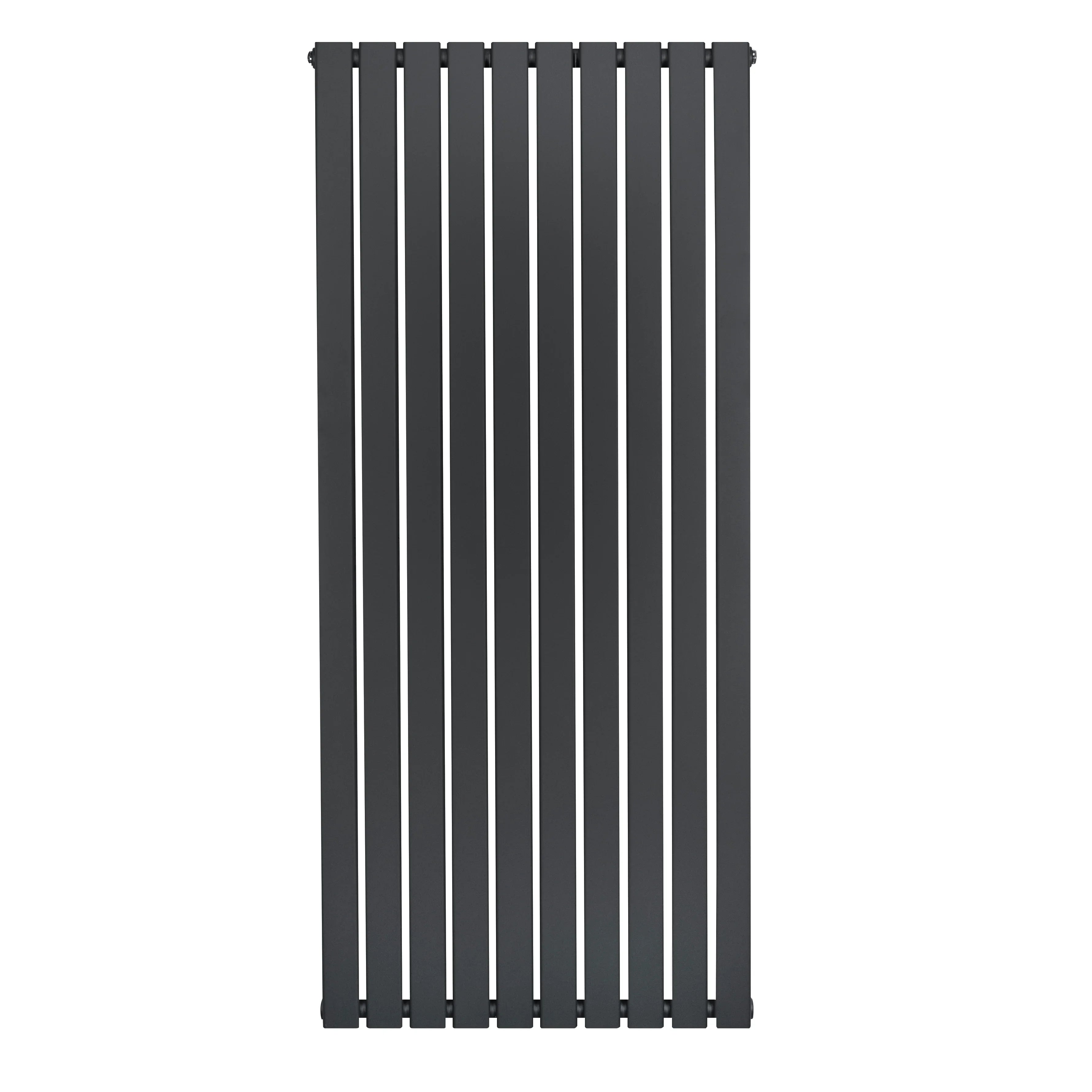 Flat Single Column Radiator - 1600 x 700mm - Anthracite Grey