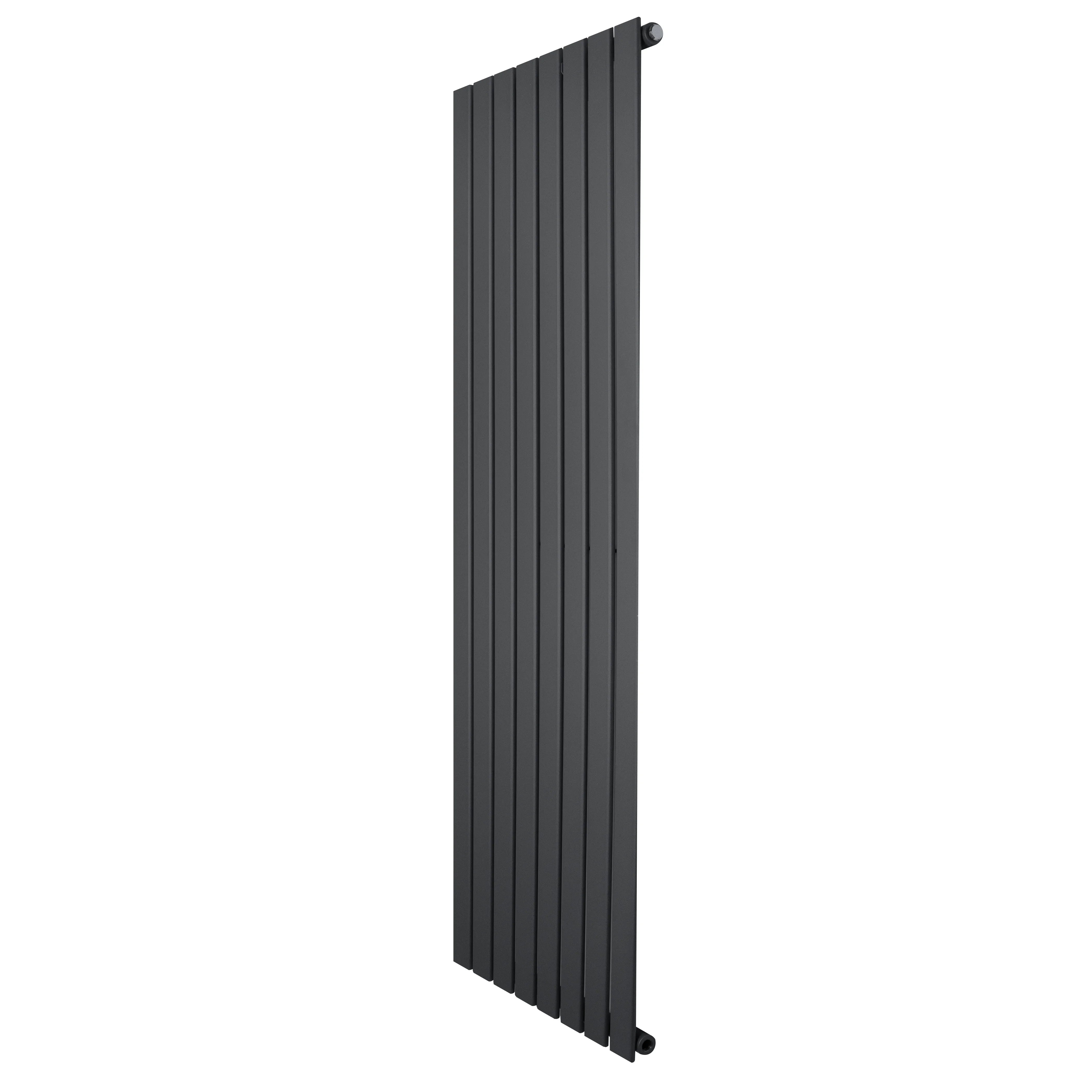 Flat Single Column Radiator - 1600 x 560mm - Anthracite Grey