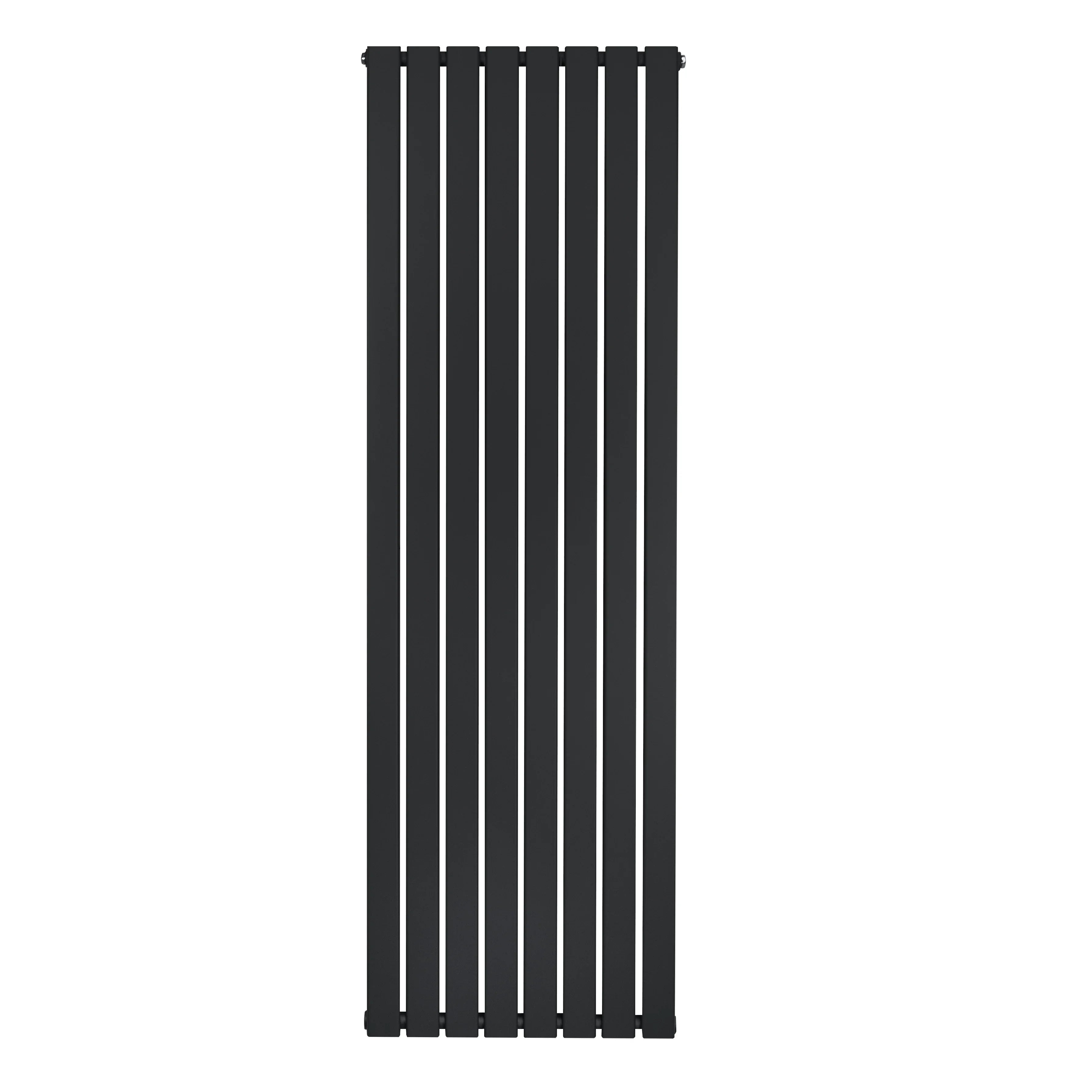 Flat Single Column Radiator - 1800 x 560mm - Black