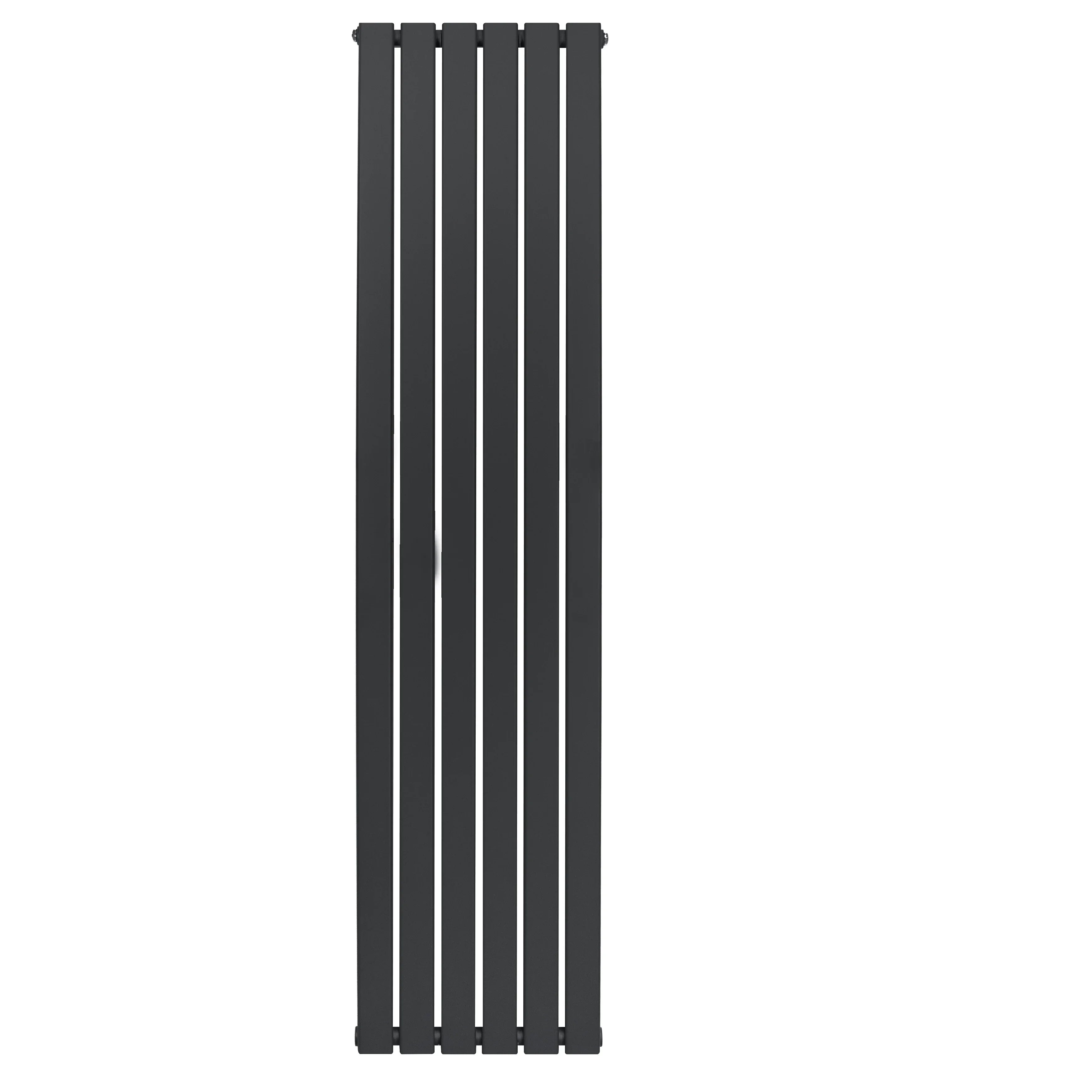 Flat Single Column Radiator - 1800 x 420mm - Anthracite Grey