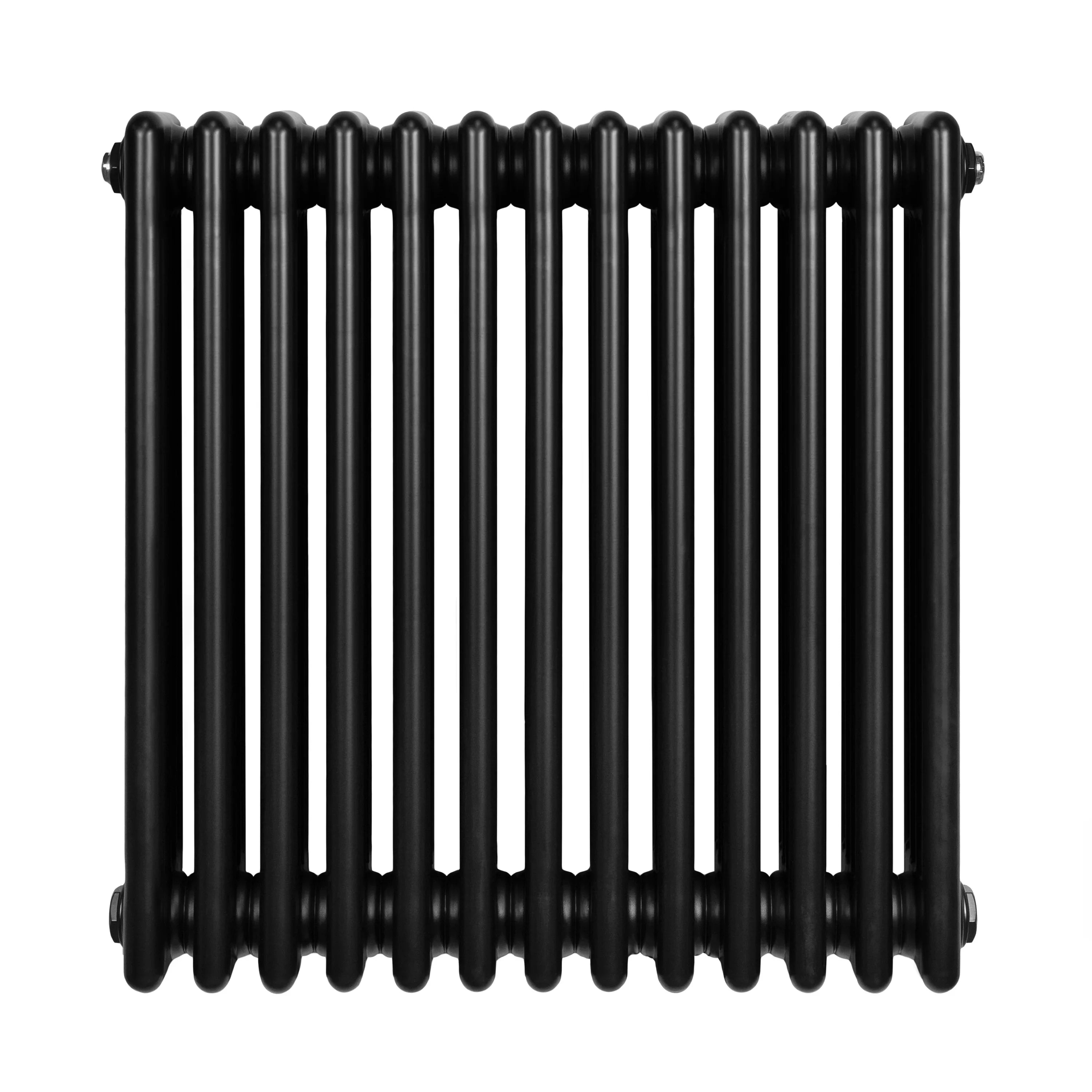 Traditional 4 Column Radiator - 600 x 605mm - Black