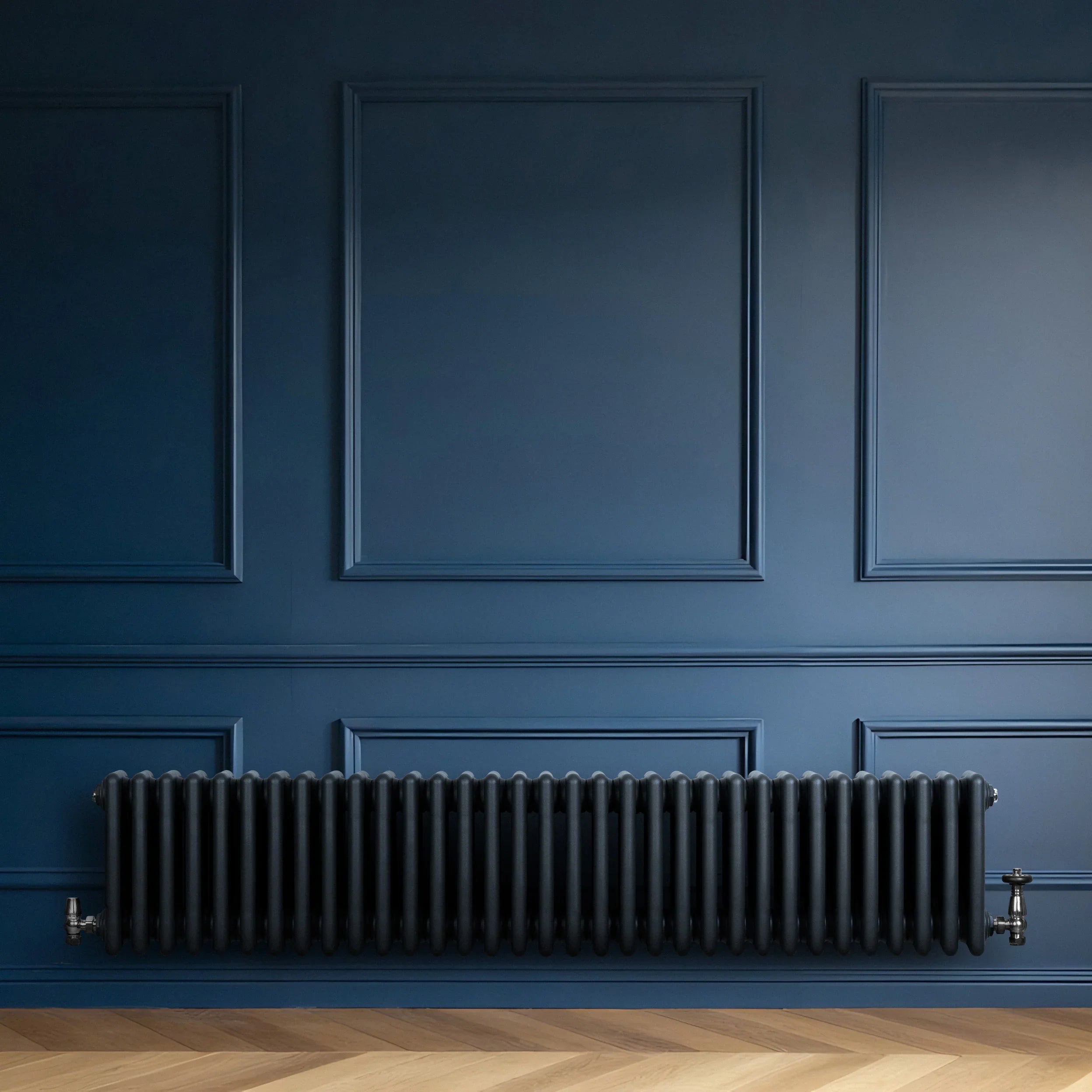 Traditional 4 Column Radiator - 300 x 1505mm - Anthracite