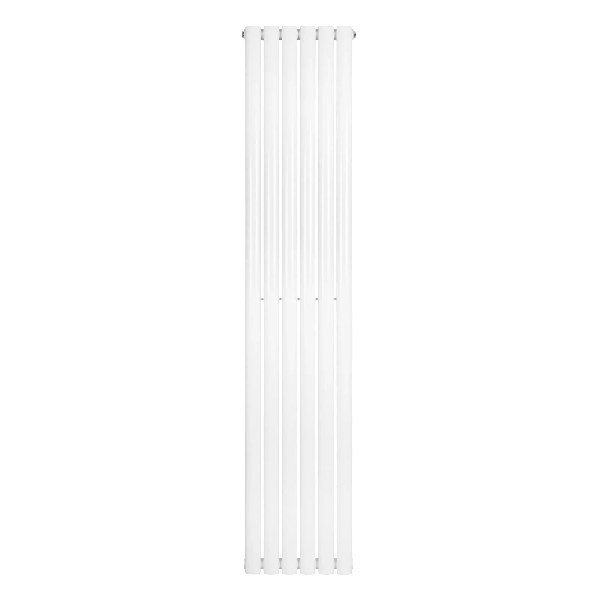 Oval Single Column Radiator - 1800 x 360mm - White