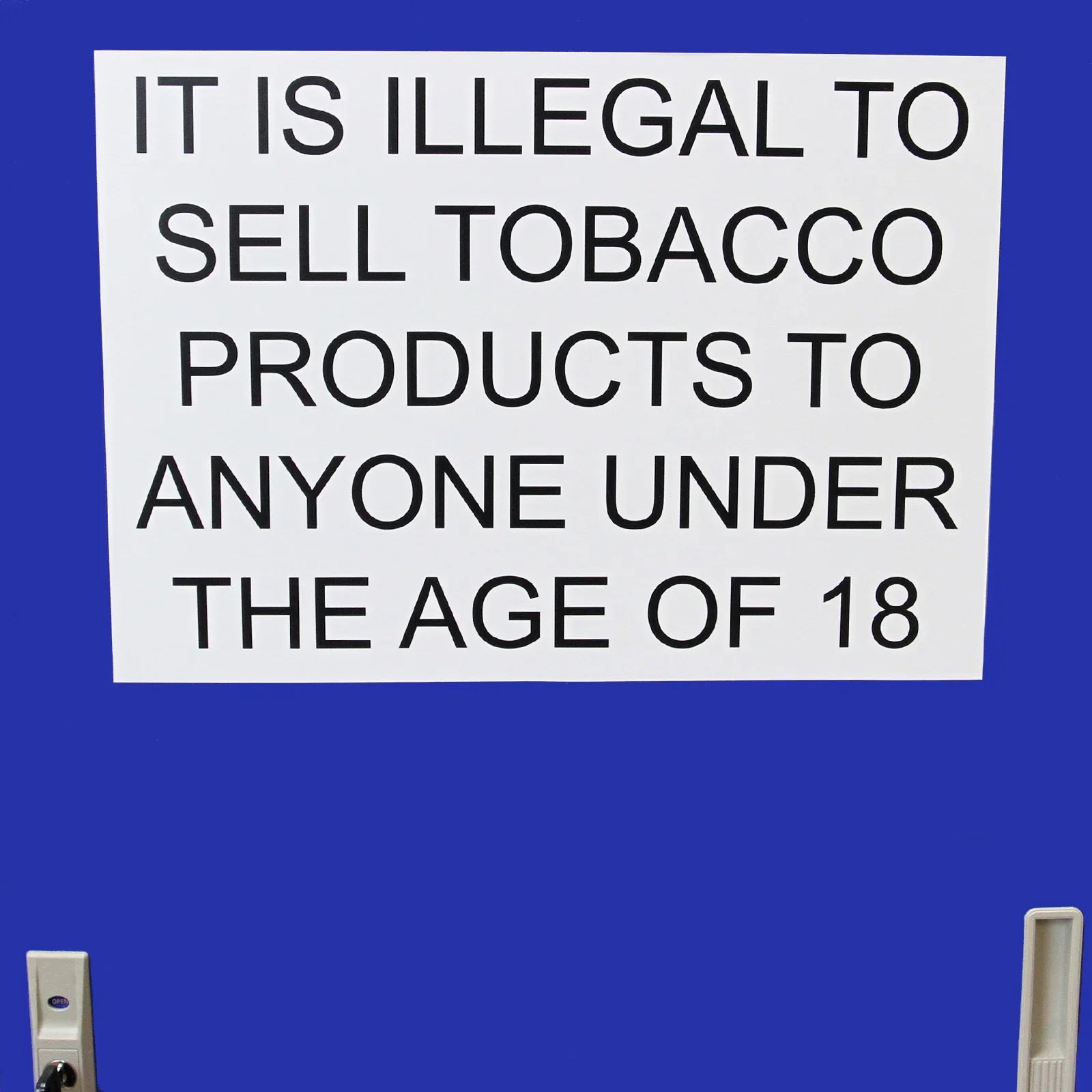 Cigarette & Vape Display Cabinet