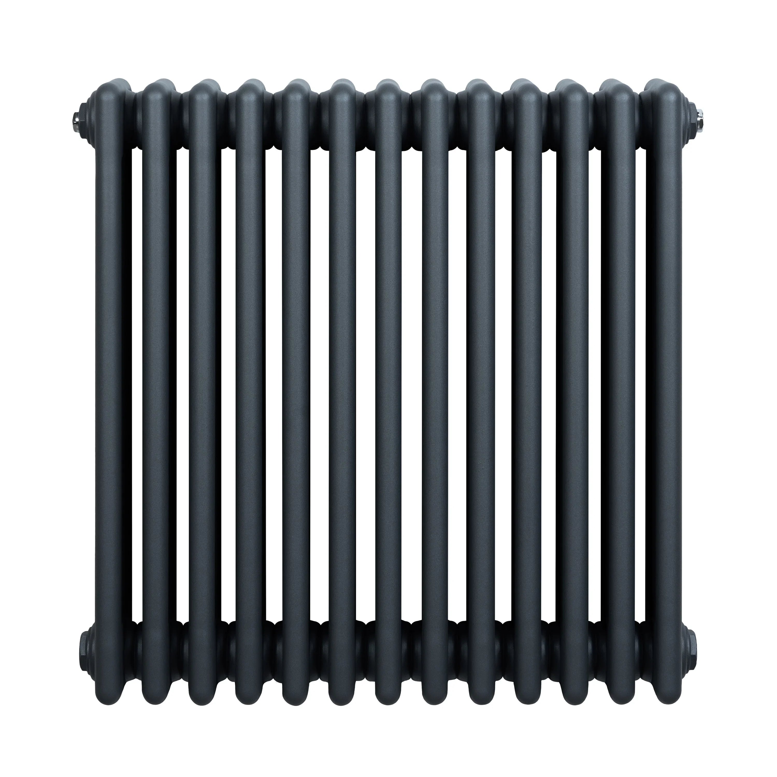 Traditional 4 Column Radiator - 600 x 605mm - Anthracite Grey
