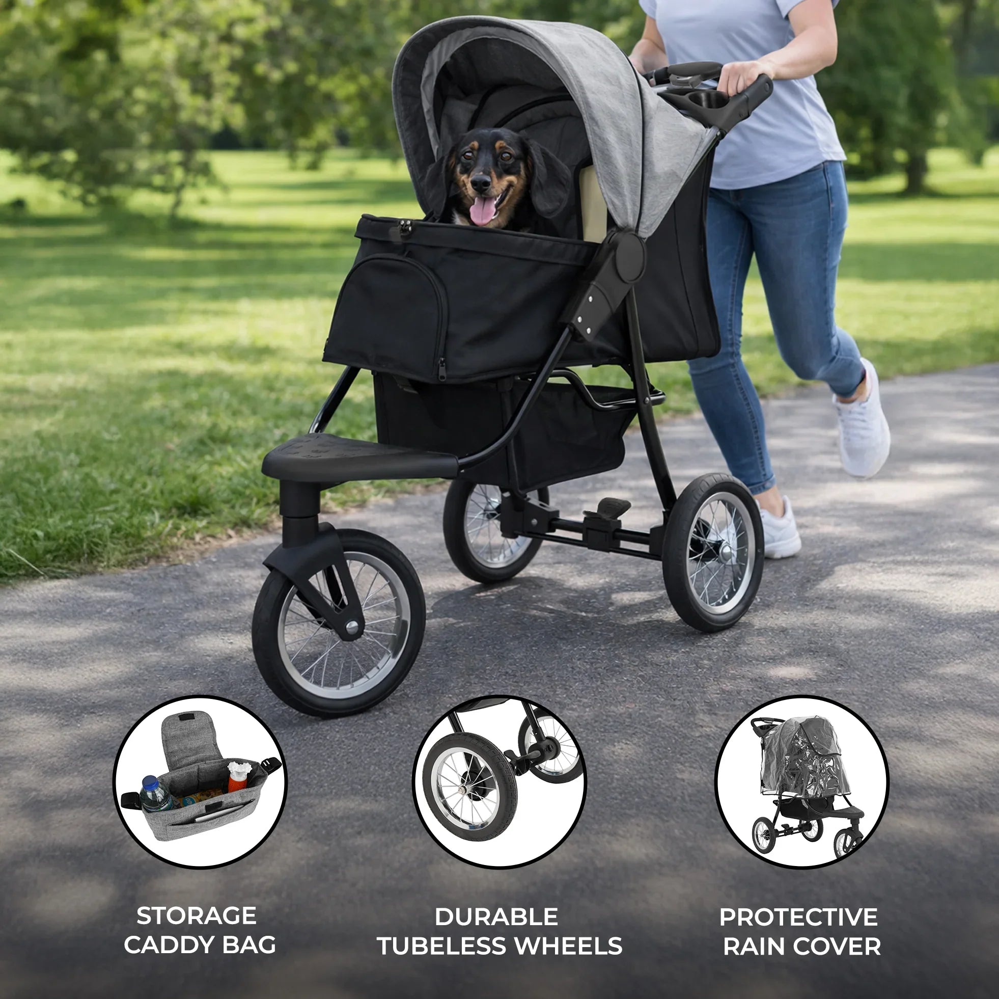 Pet Jogger - Grey