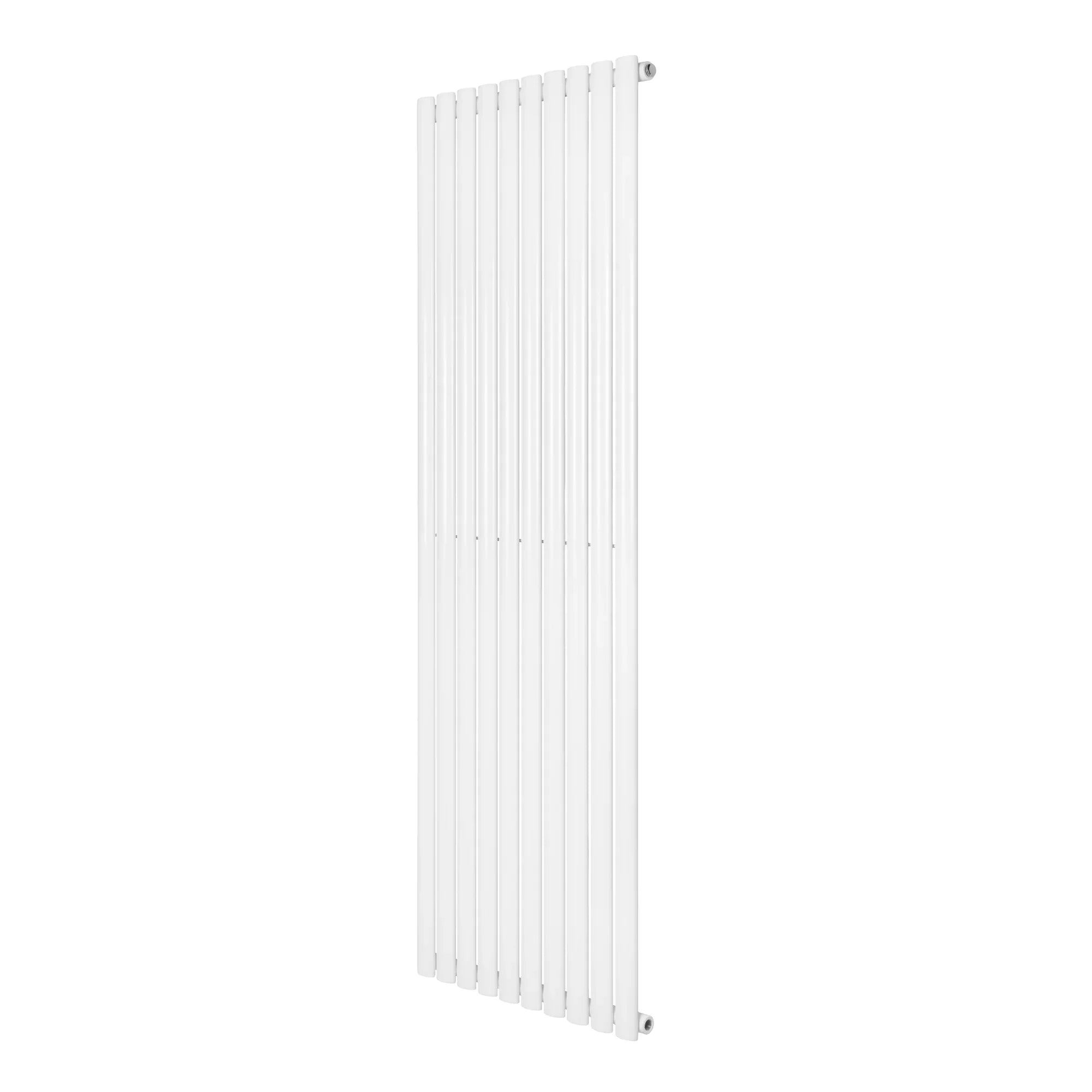 Oval Single Column Radiator - 1800 x 600mm - White