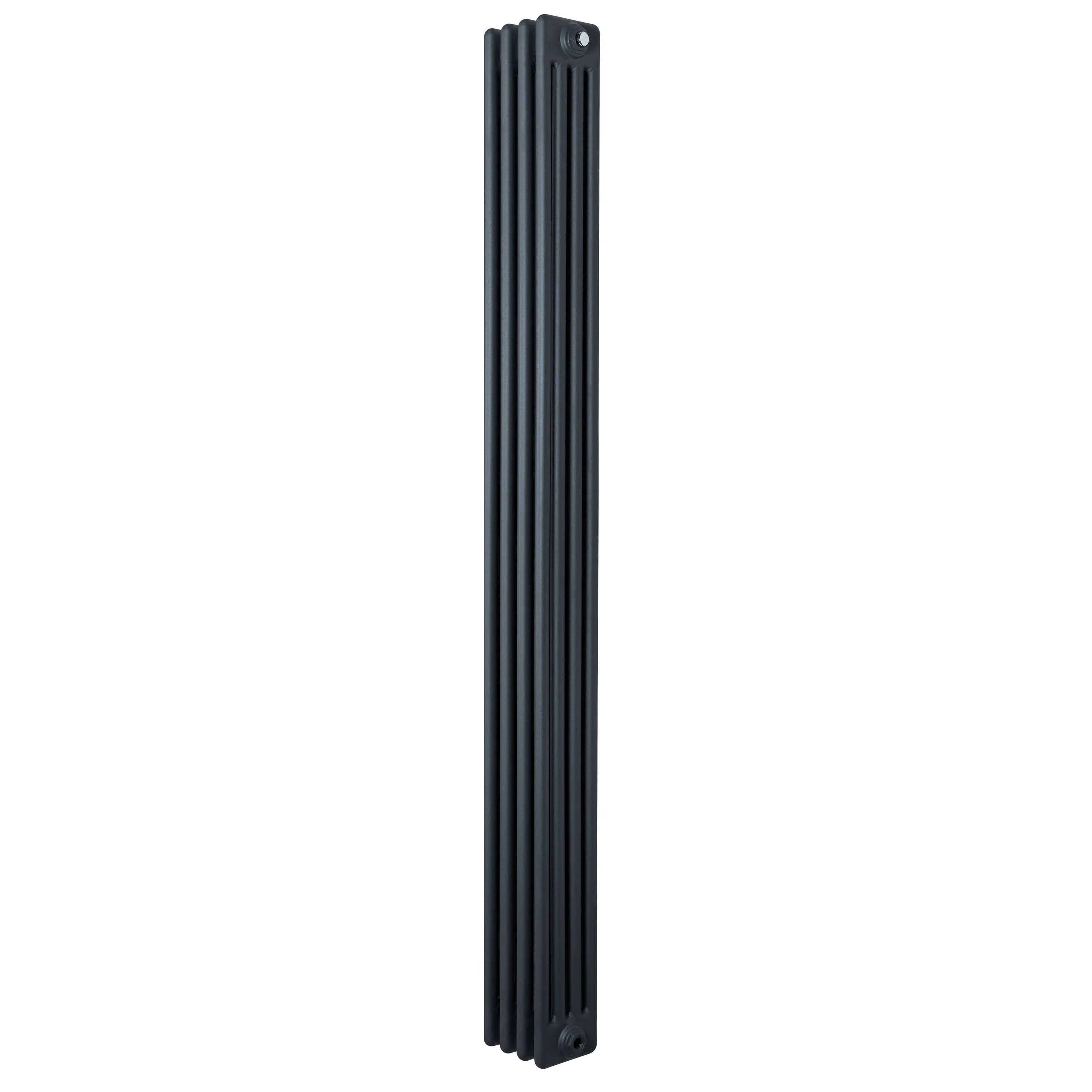 Traditional 4 Column Radiator - 1800 x 200mm - Anthracite Grey