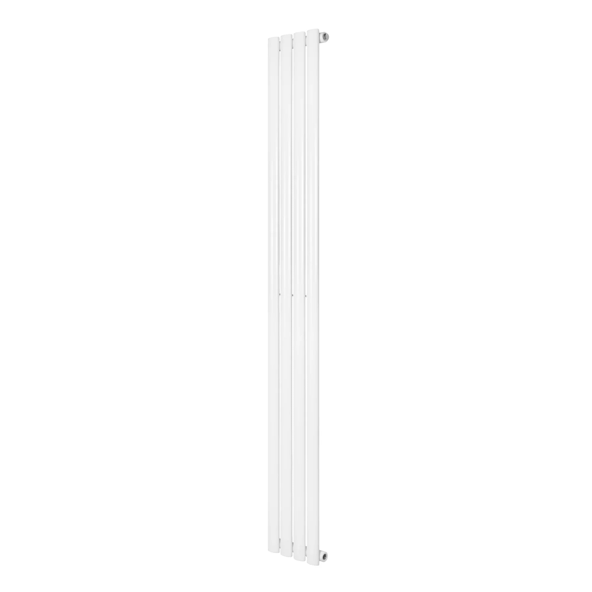 Oval Single Column Radiator - 1800 x 240mm - White