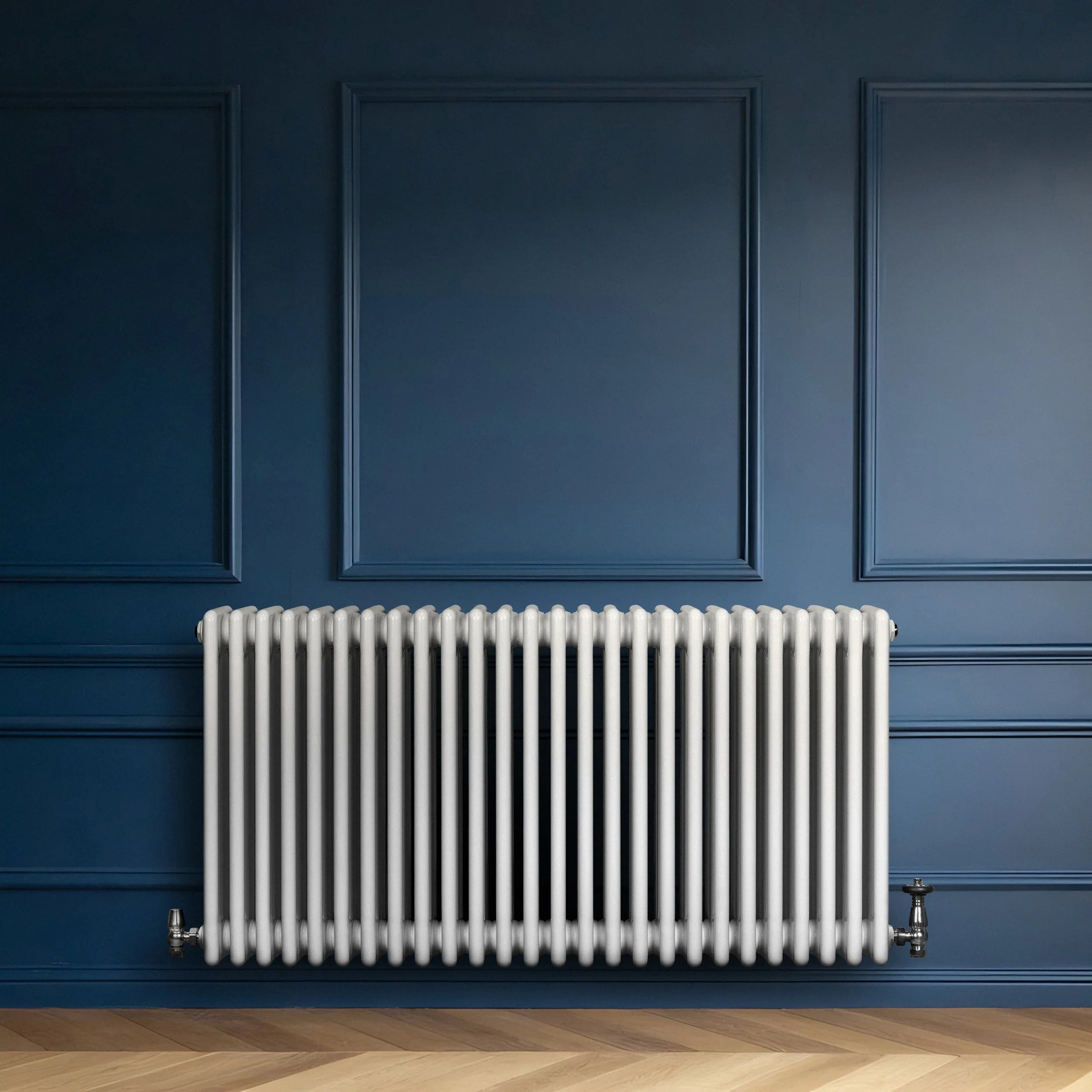 Traditional 4 Column Radiator - 600 x 1190mm - White