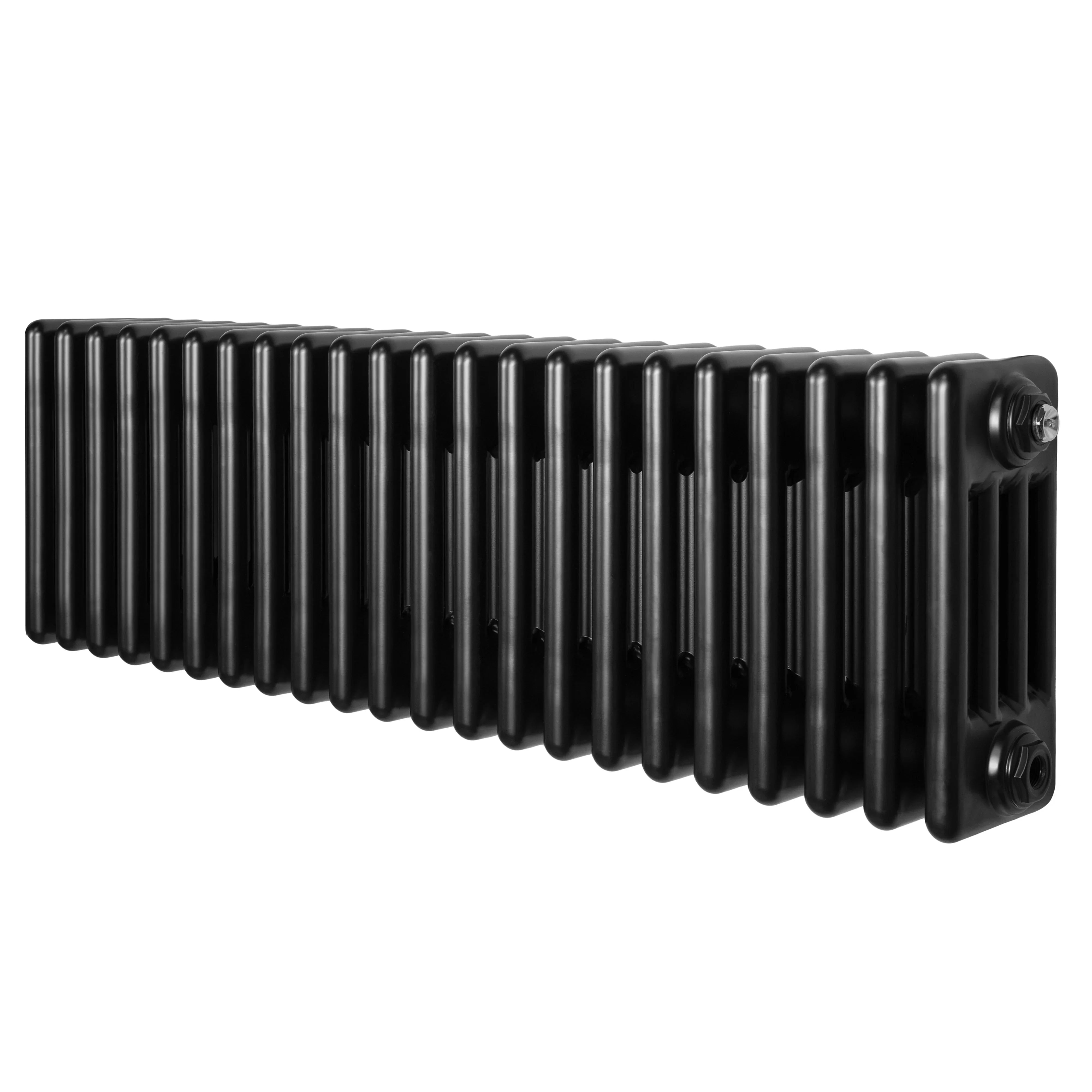 Traditional 4 Column Radiator - 300 x 1010mm – Black