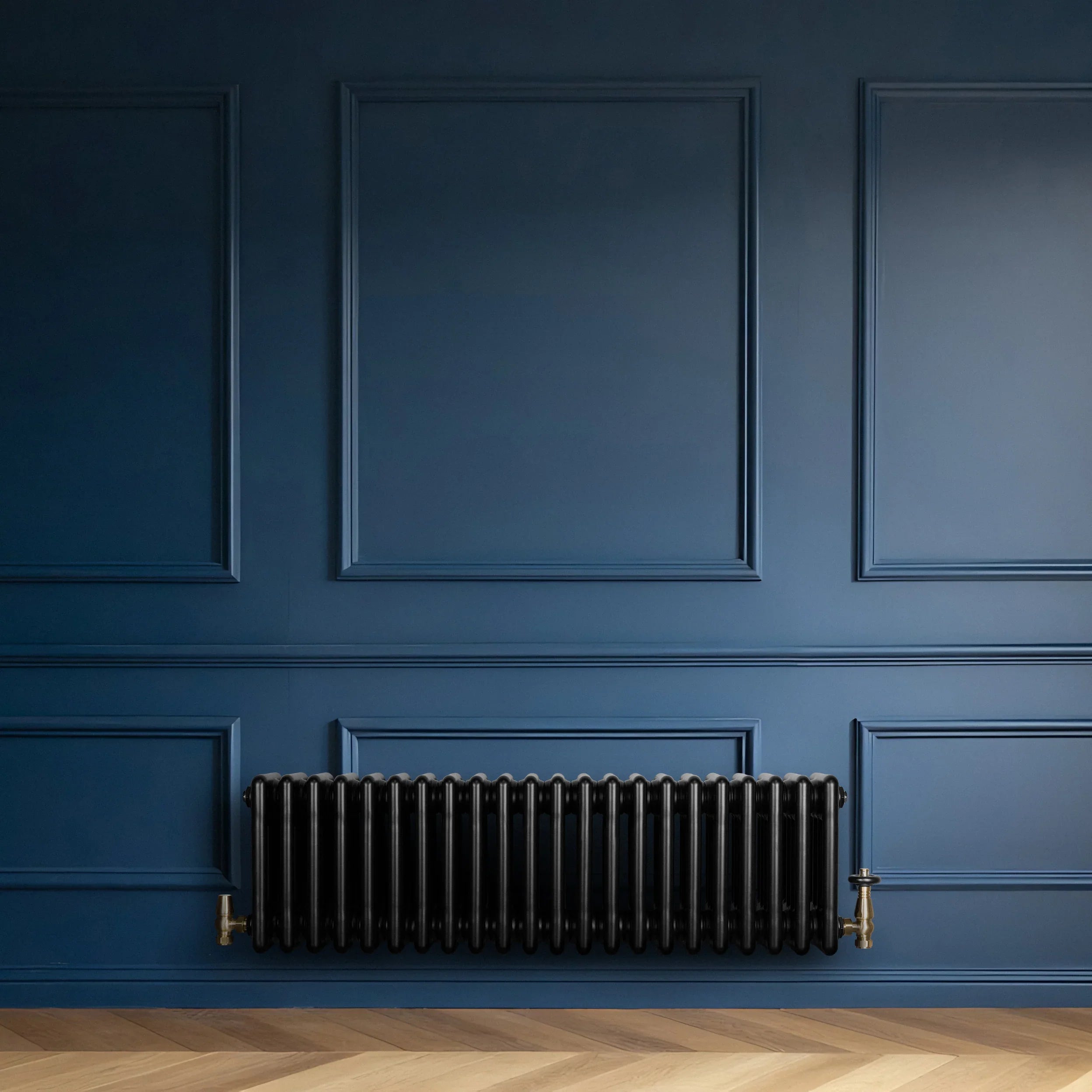 Traditional 4 Column Radiator - 300 x 1010mm – Black