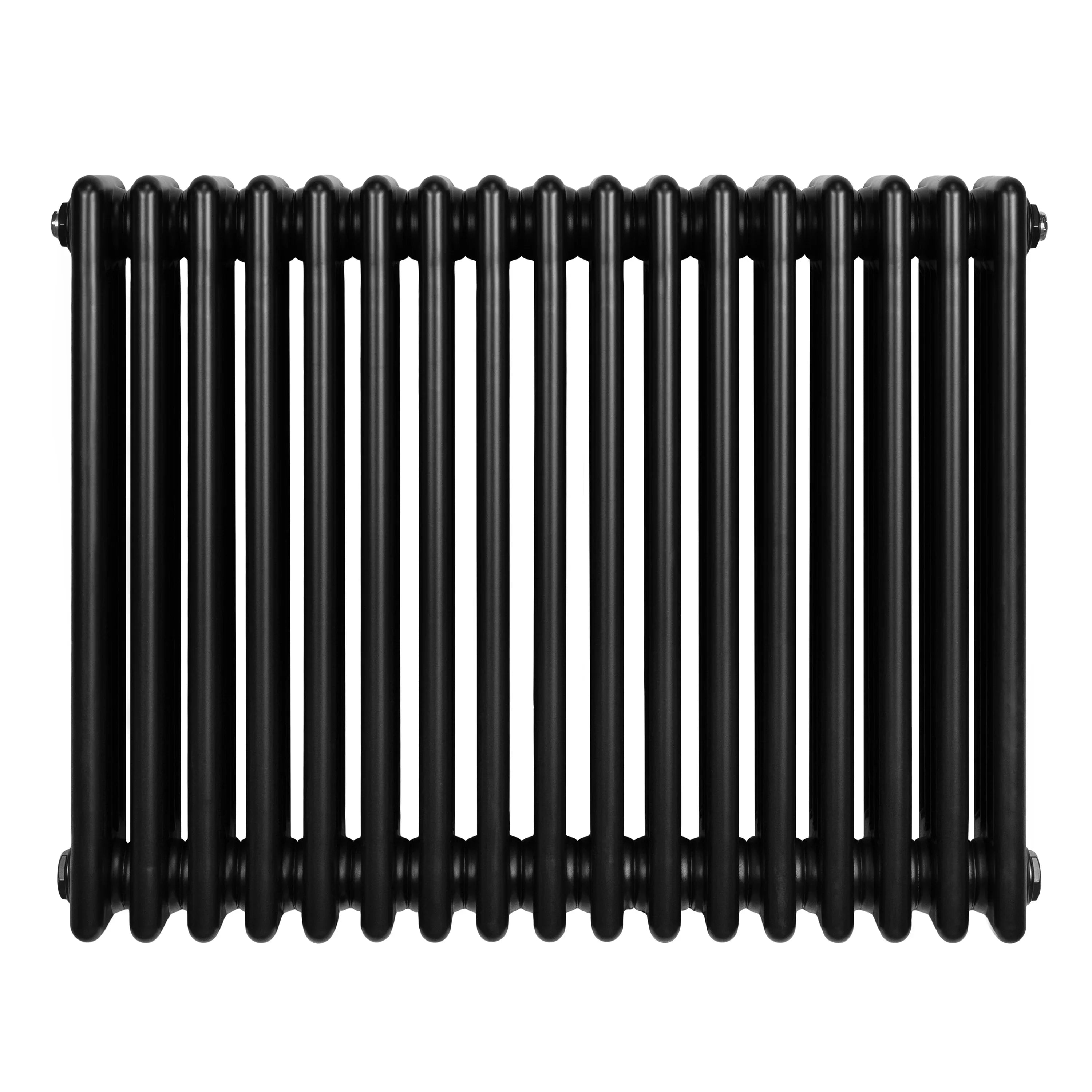 Traditional 4 Column Radiator - 600 x 785mm - Black
