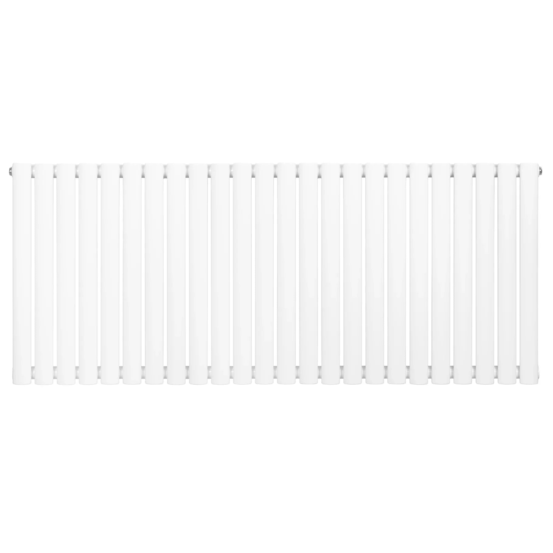 Oval Single Column Radiator - 600 x 1440mm - White