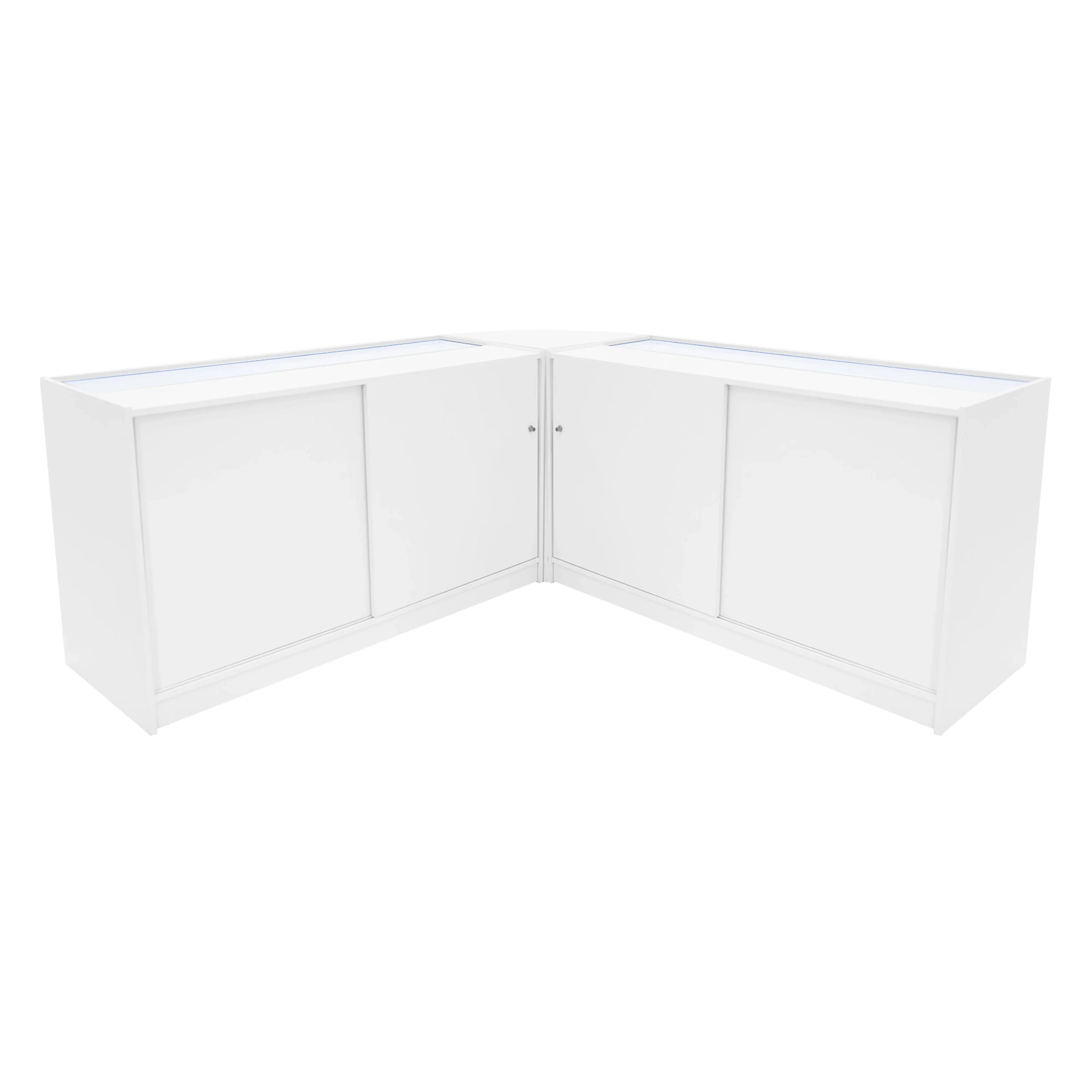 Theseus LED Shop Counter Set LM60 & 2 x B1500 - White