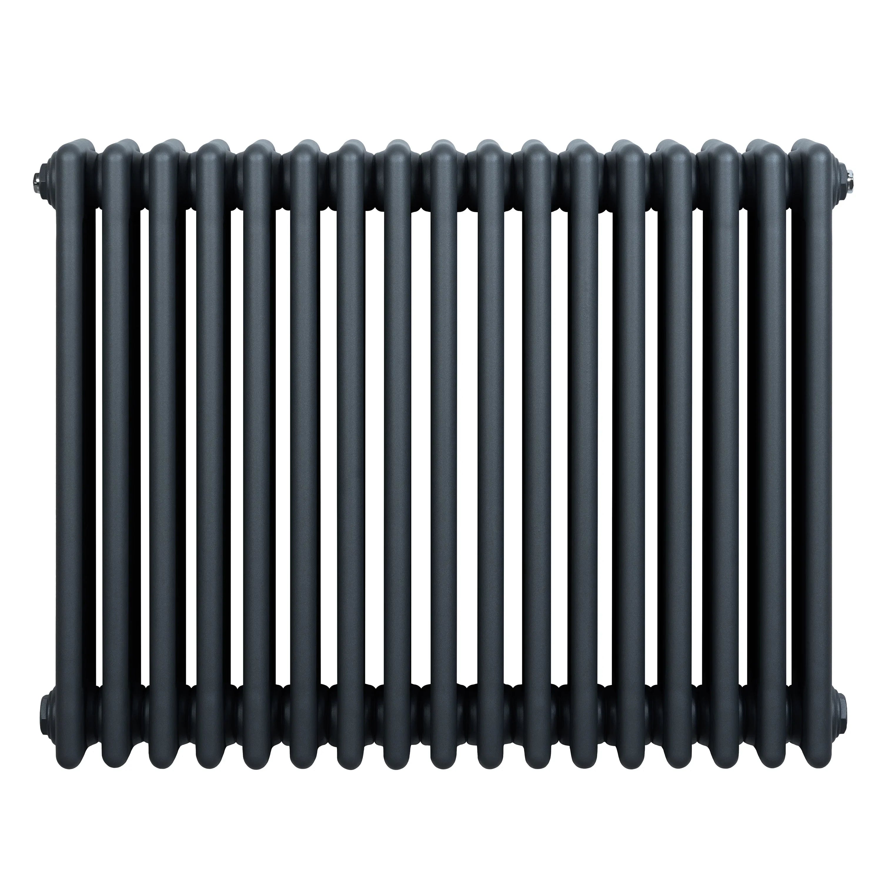 Traditional 4 Column Radiator - 600 x 785mm - Anthracite Grey